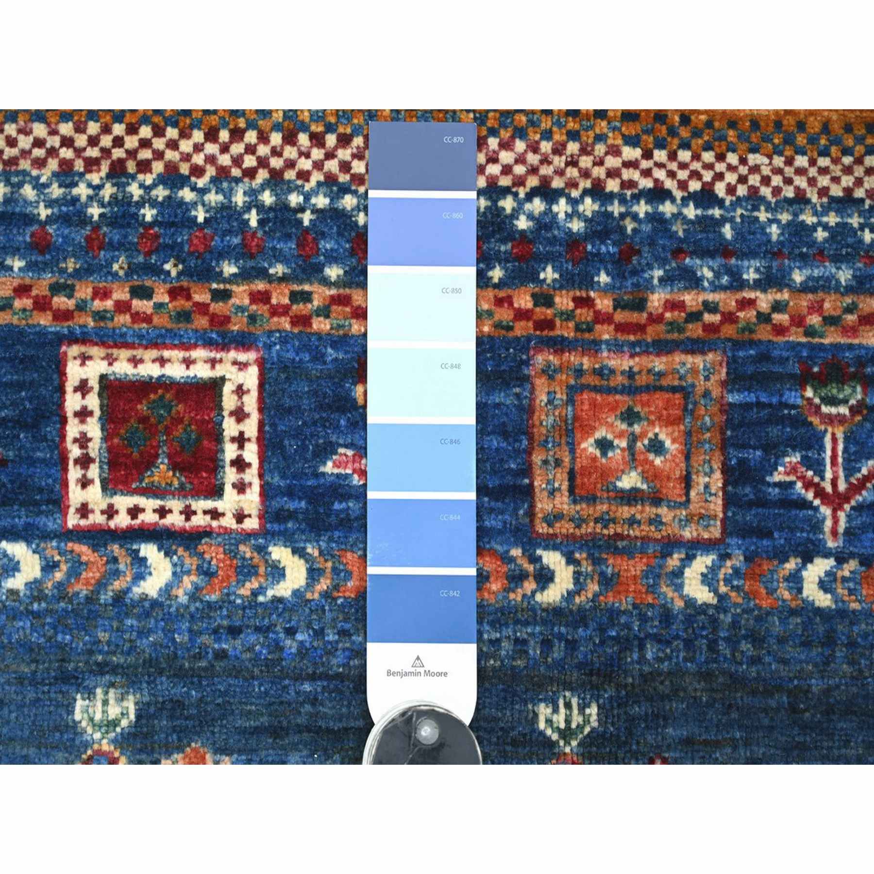 Tribal-Geometric-Hand-Knotted-Rug-112895