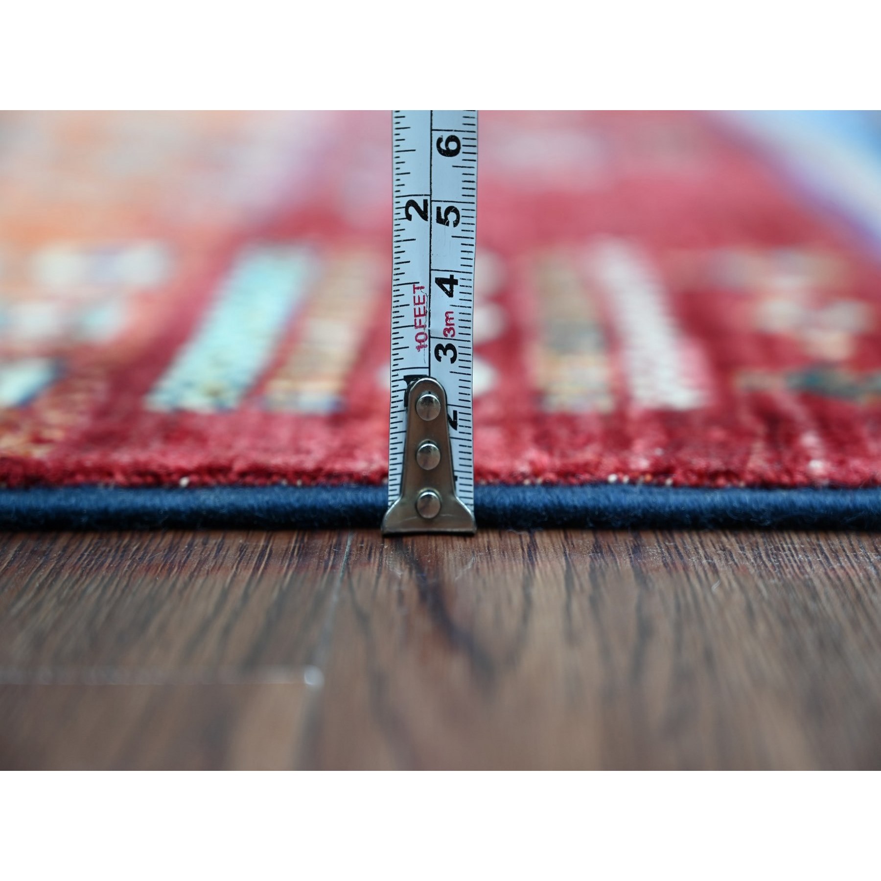 Tribal-Geometric-Hand-Knotted-Rug-112895