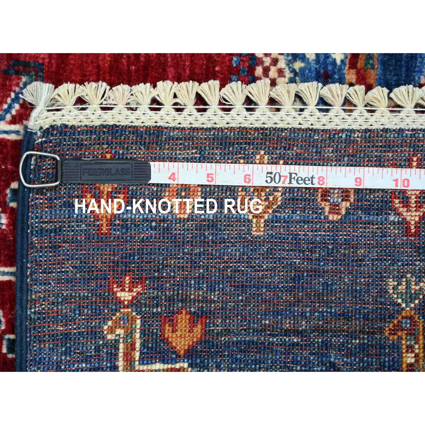 Tribal-Geometric-Hand-Knotted-Rug-112895