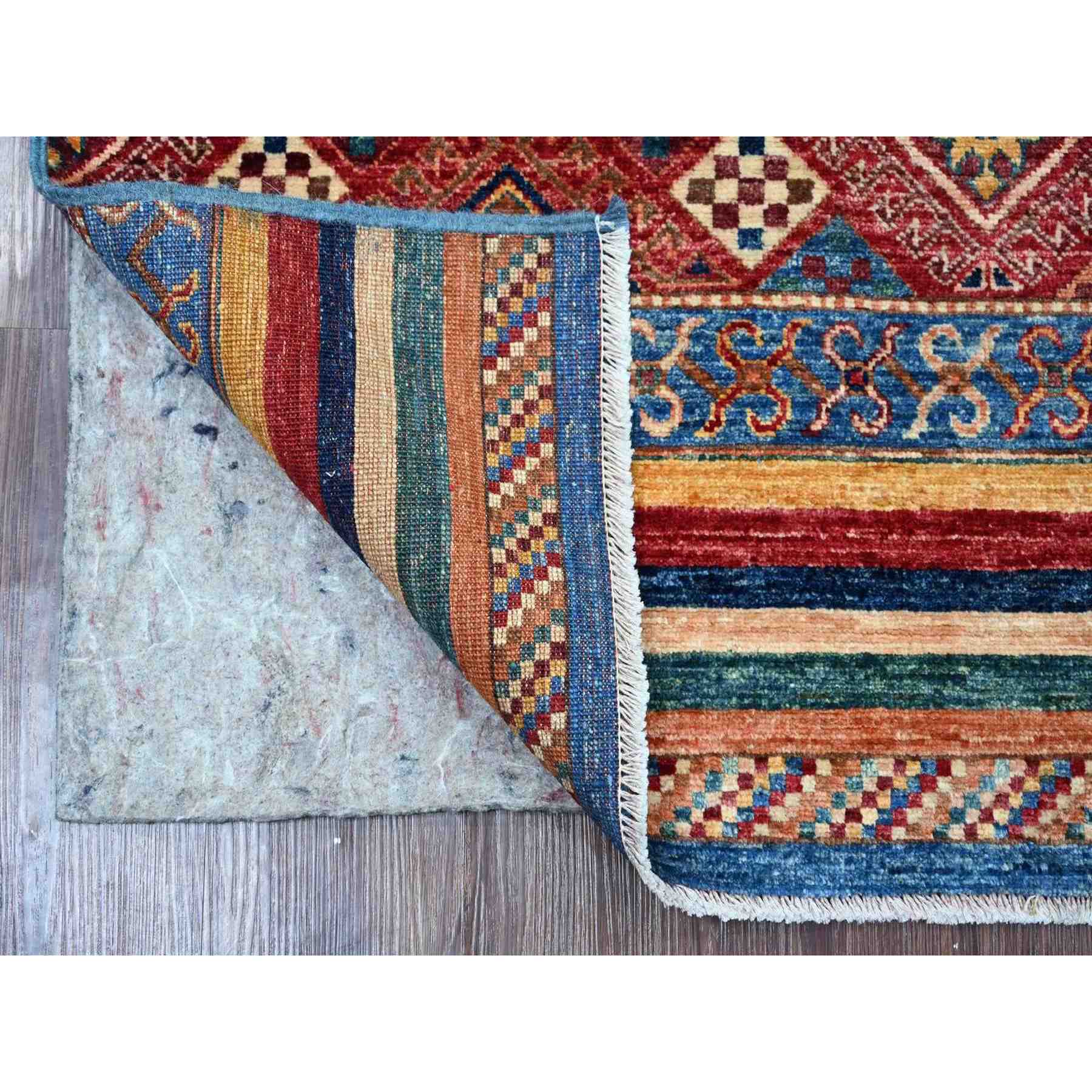 Tribal-Geometric-Hand-Knotted-Rug-112905