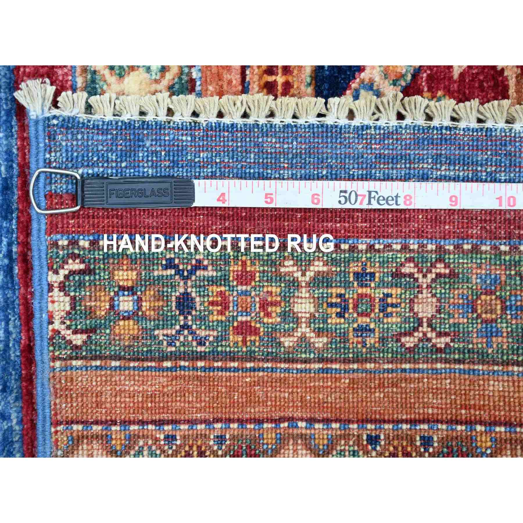 Tribal-Geometric-Hand-Knotted-Rug-112905