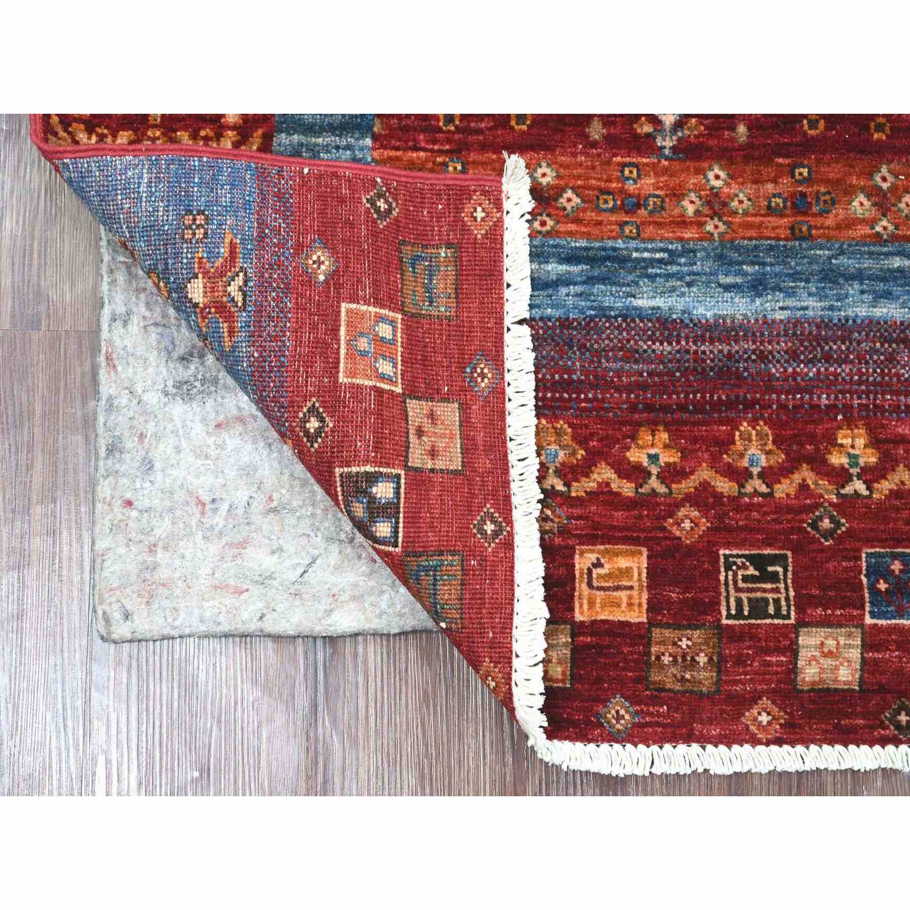 Tribal-Geometric-Hand-Knotted-Rug-112910