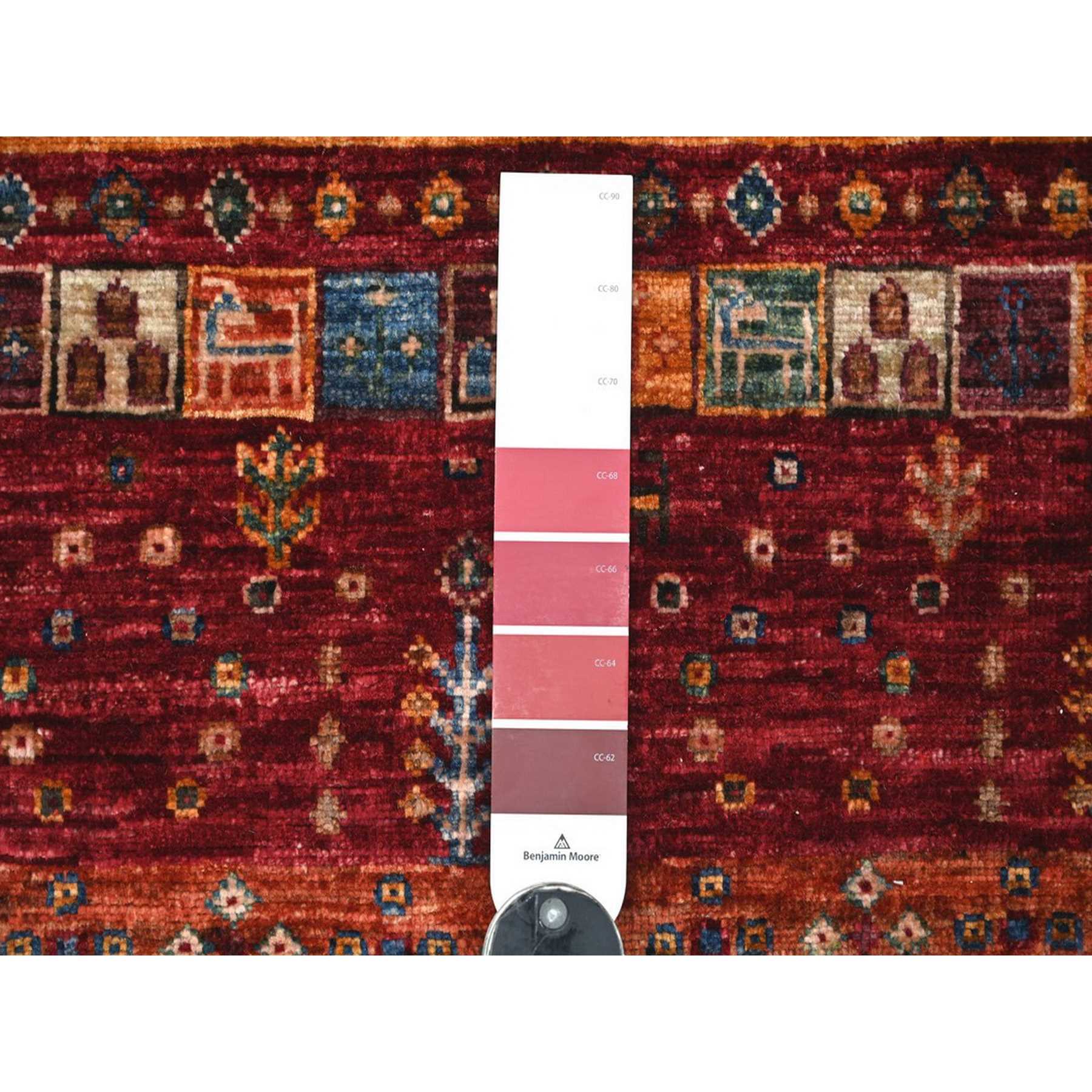 Tribal-Geometric-Hand-Knotted-Rug-112910