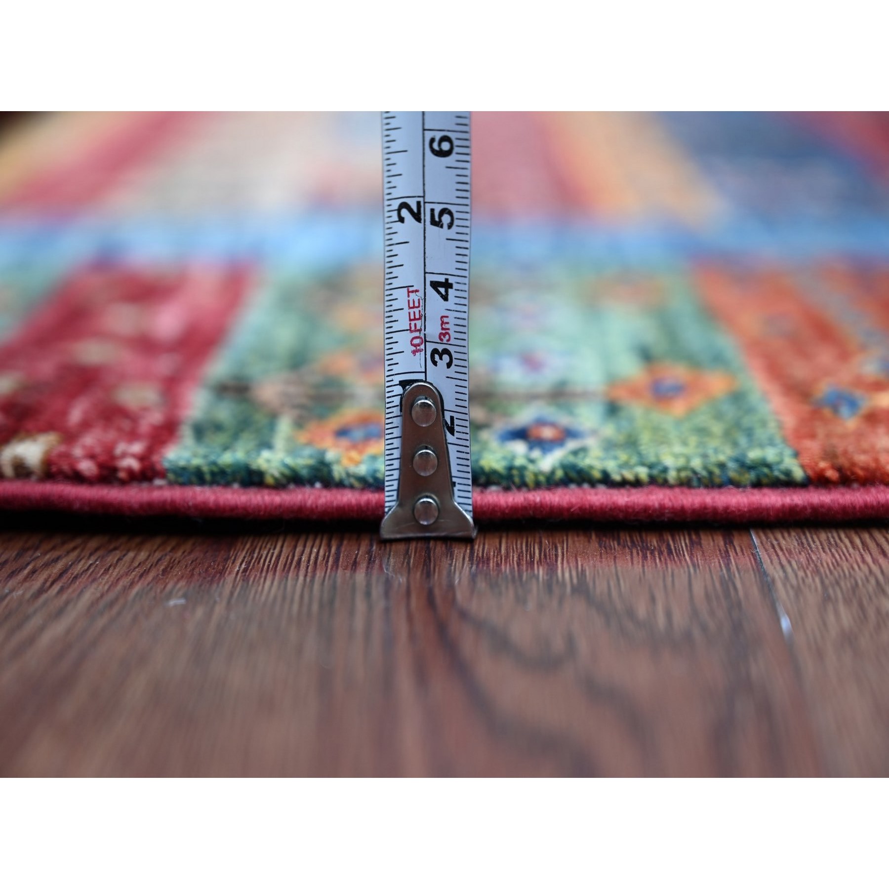 Tribal-Geometric-Hand-Knotted-Rug-112910