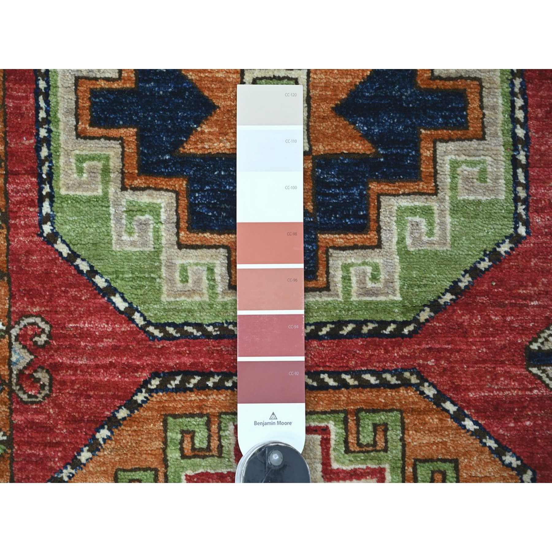 Tribal-Geometric-Hand-Knotted-Rug-112930