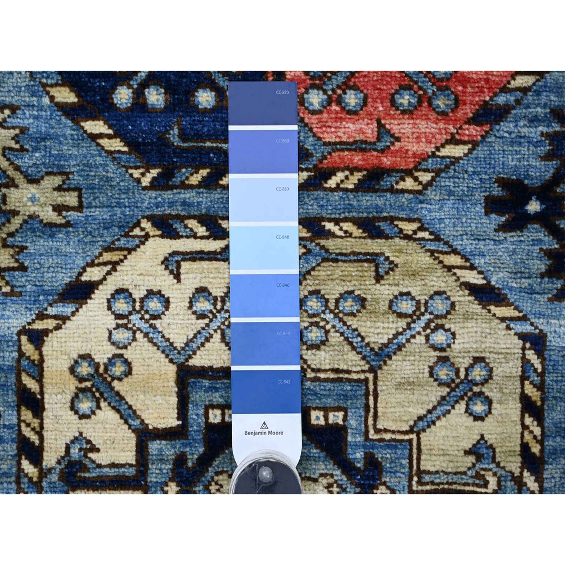 Tribal-Geometric-Hand-Knotted-Rug-112940