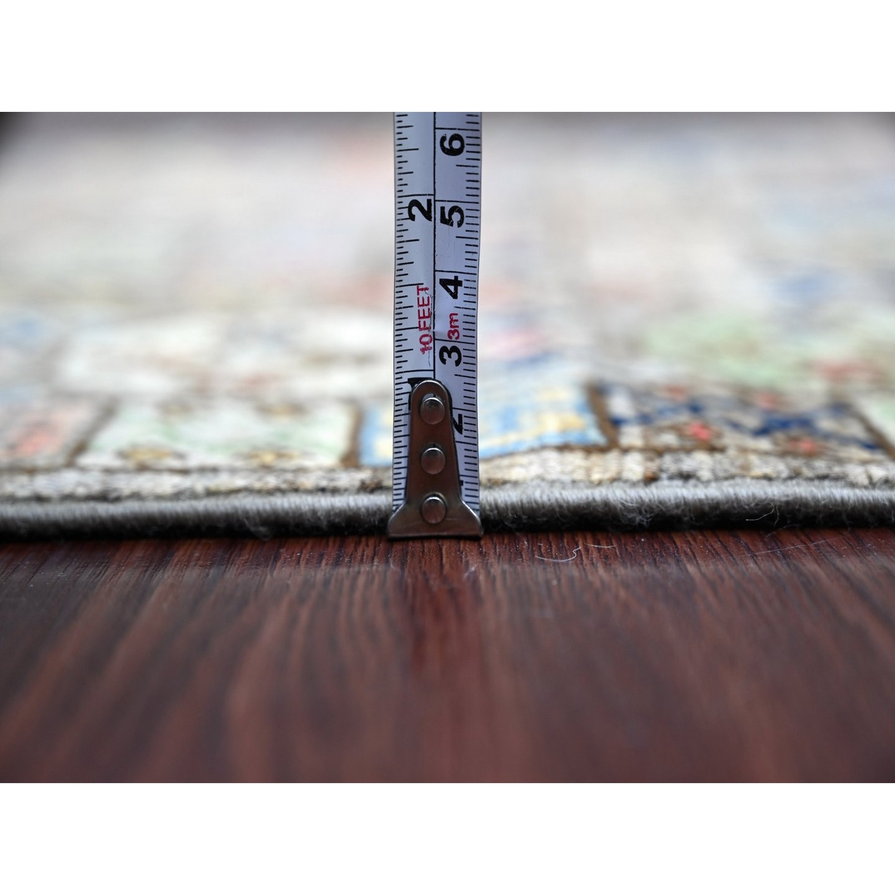 Tribal-Geometric-Hand-Knotted-Rug-112950