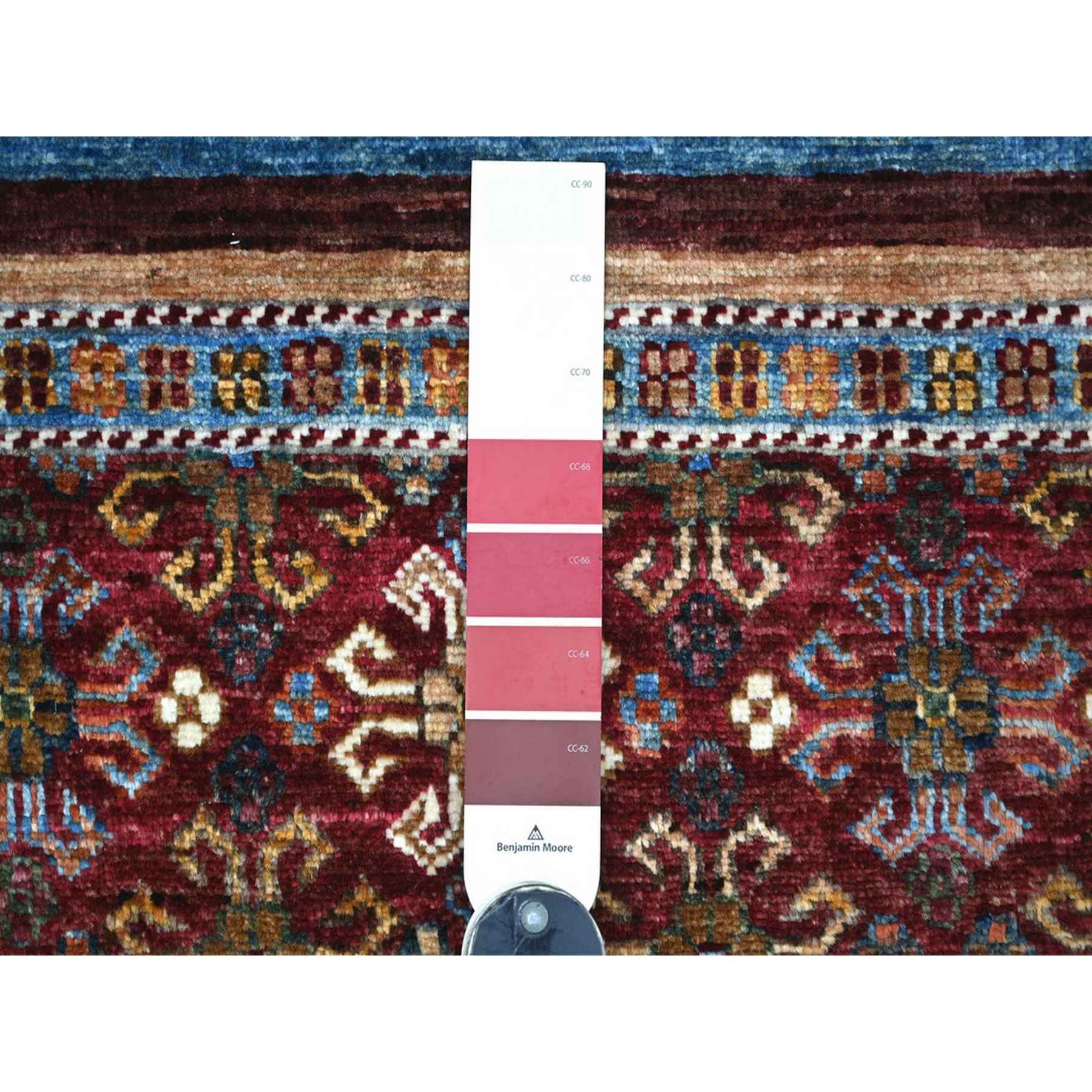 Tribal-Geometric-Hand-Knotted-Rug-112995