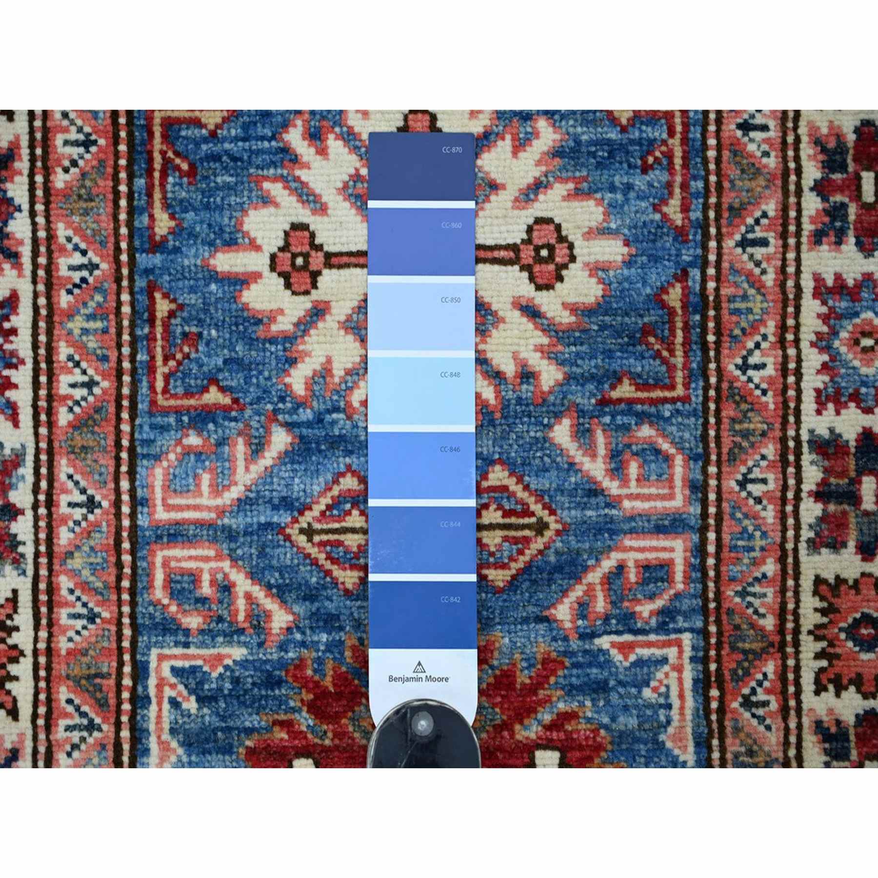 Tribal-Geometric-Hand-Knotted-Rug-113010