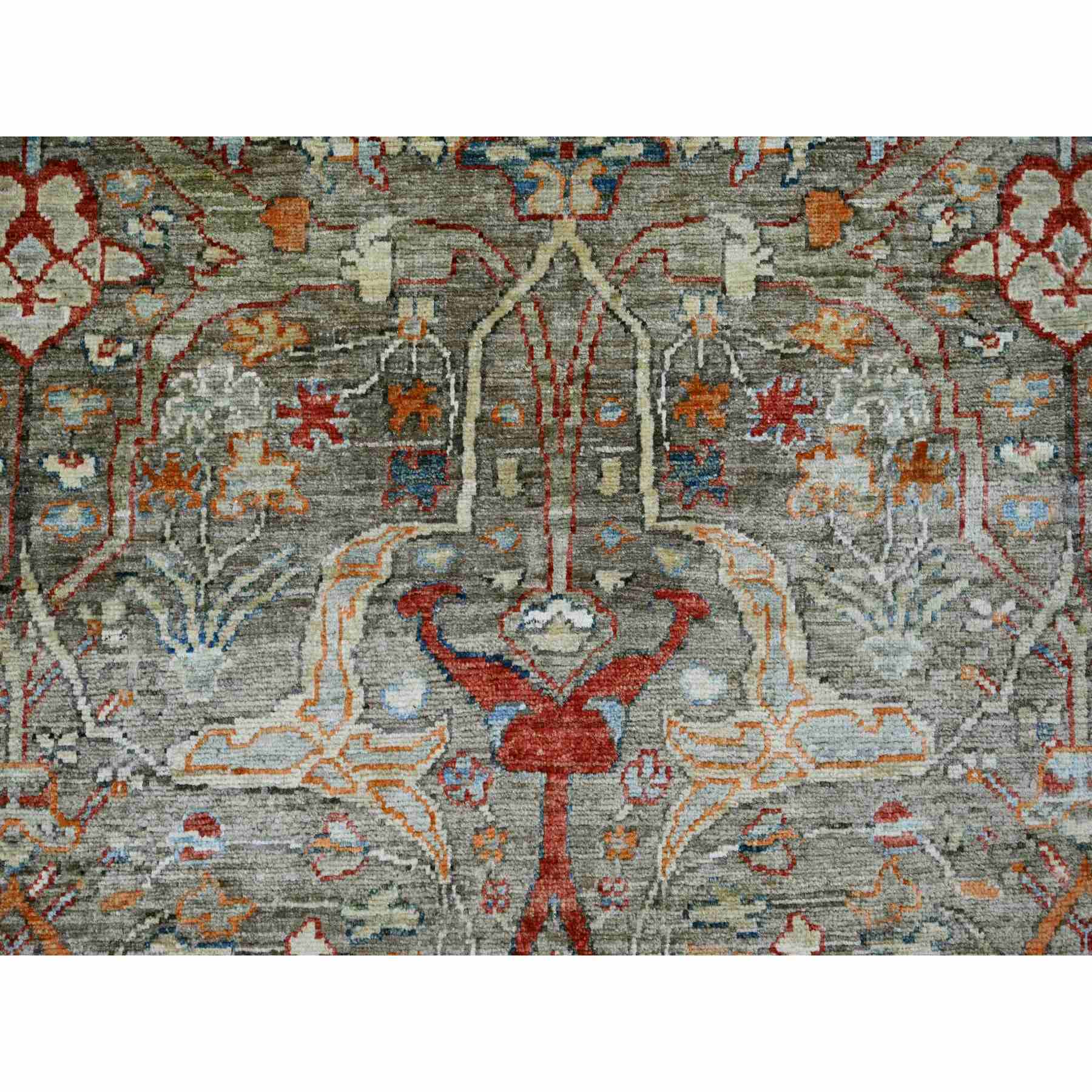 Tribal-Geometric-Hand-Knotted-Rug-113050