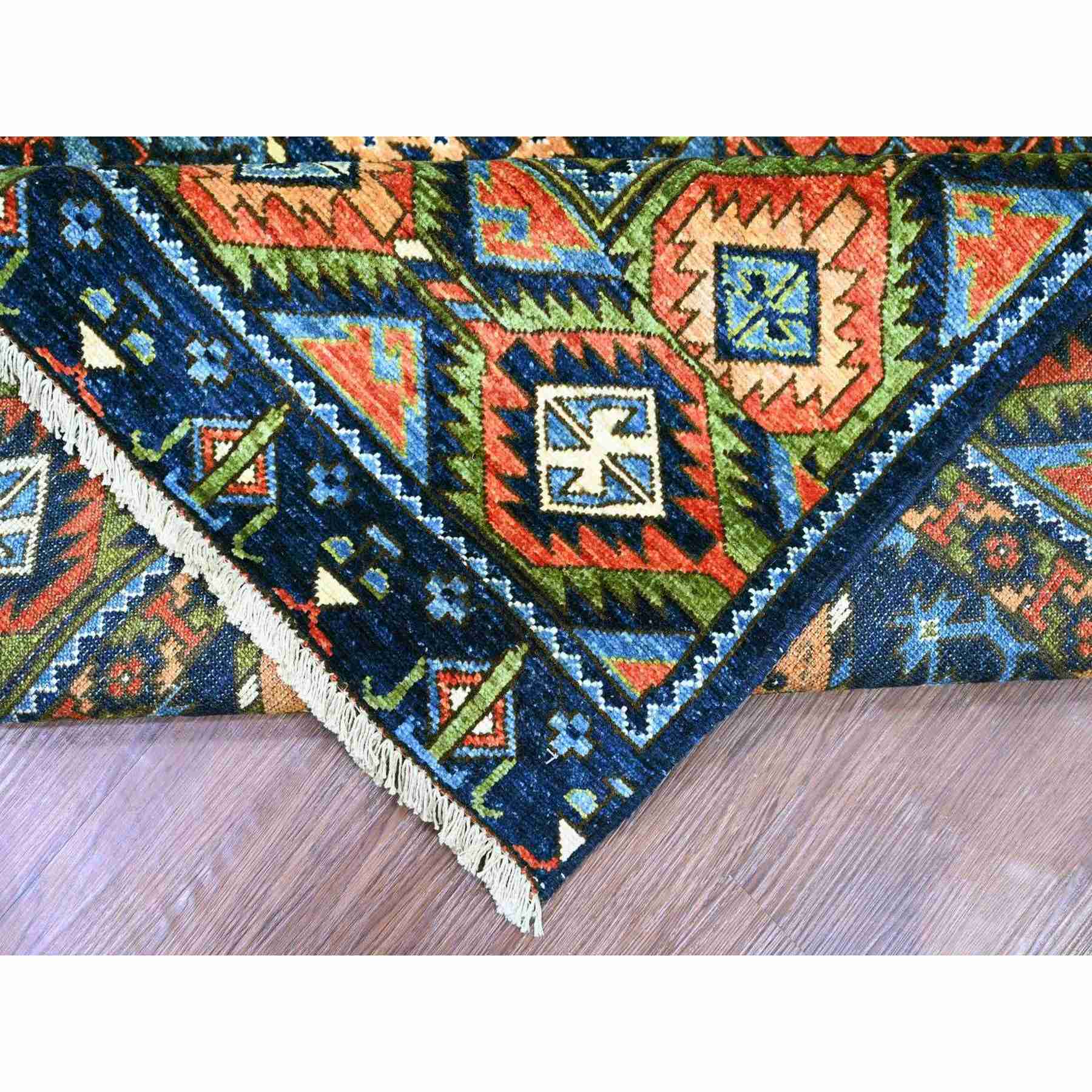 Tribal-Geometric-Hand-Knotted-Rug-113305
