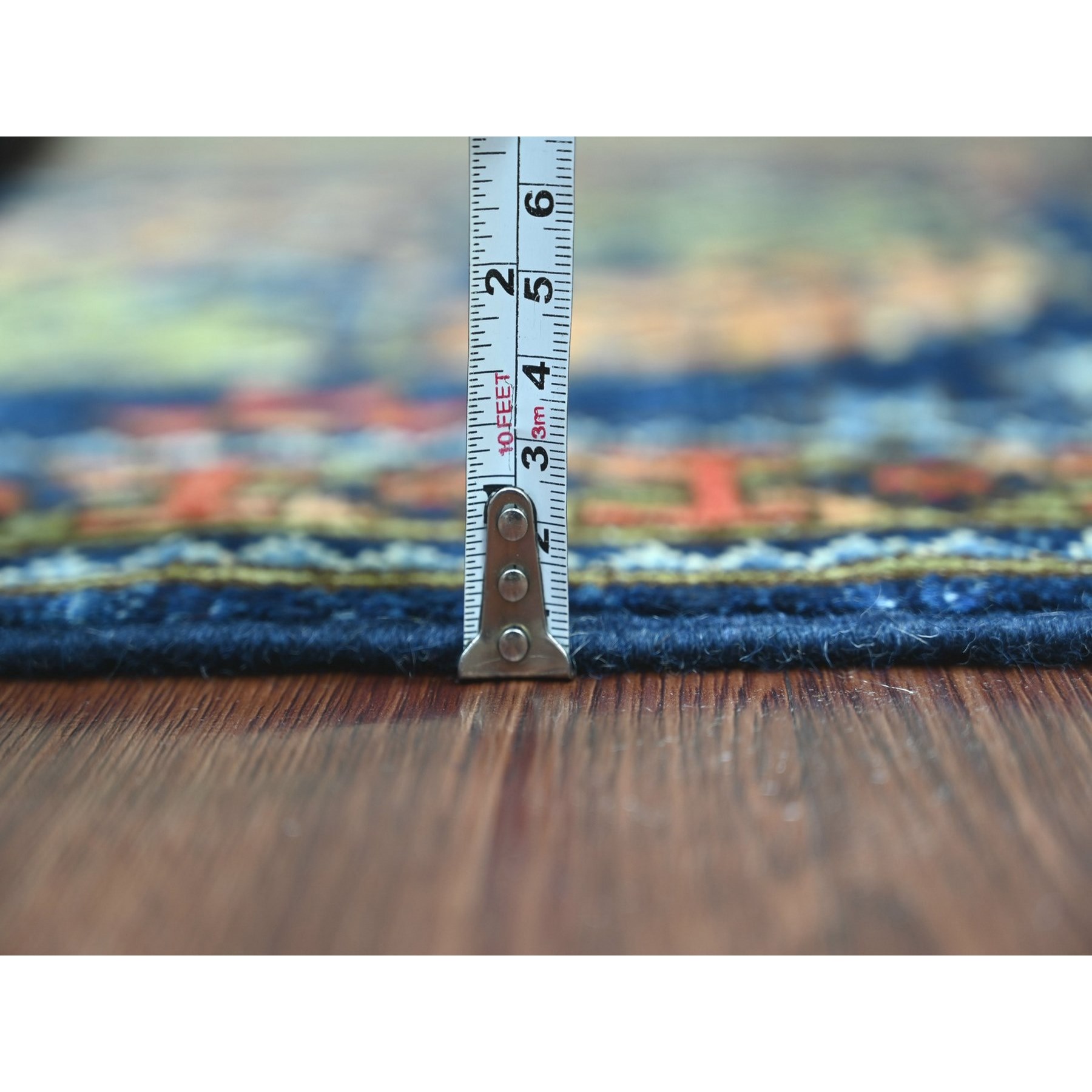 Tribal-Geometric-Hand-Knotted-Rug-113320