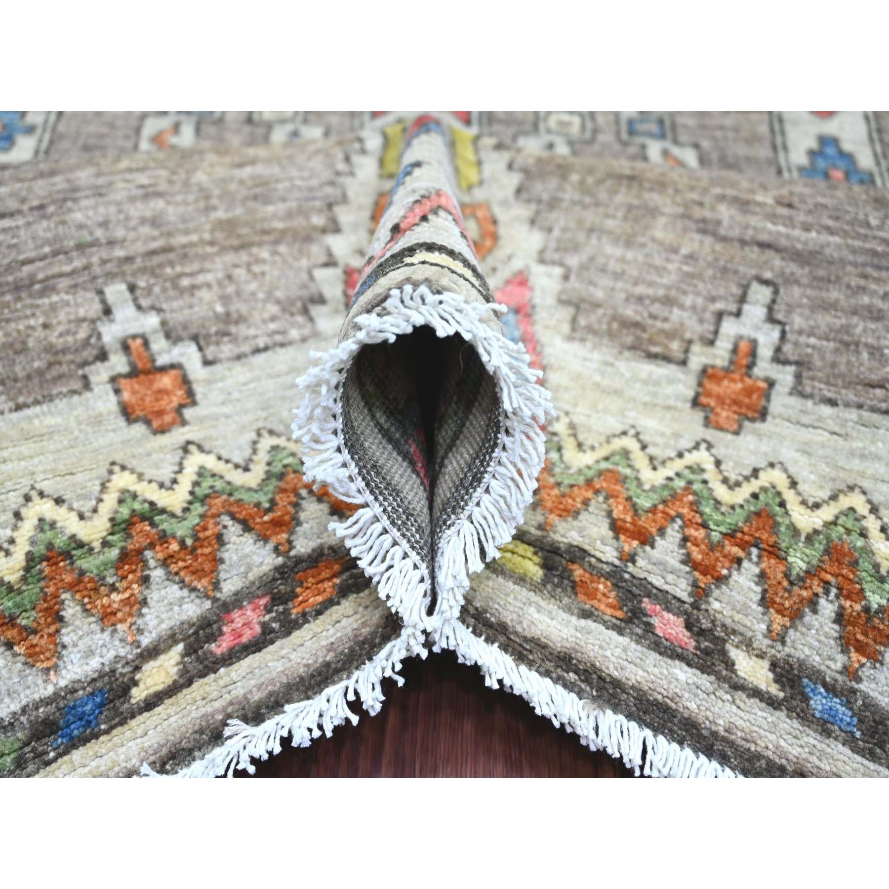 Tribal-Geometric-Hand-Knotted-Rug-113480
