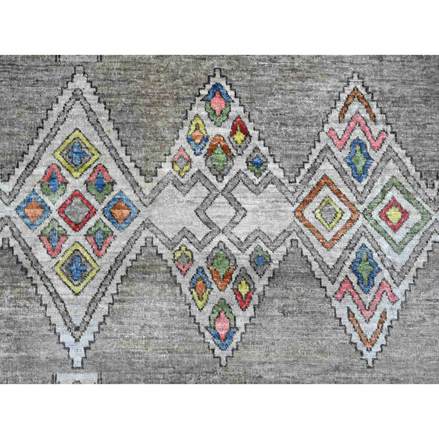 Tribal-Geometric-Hand-Knotted-Rug-113480