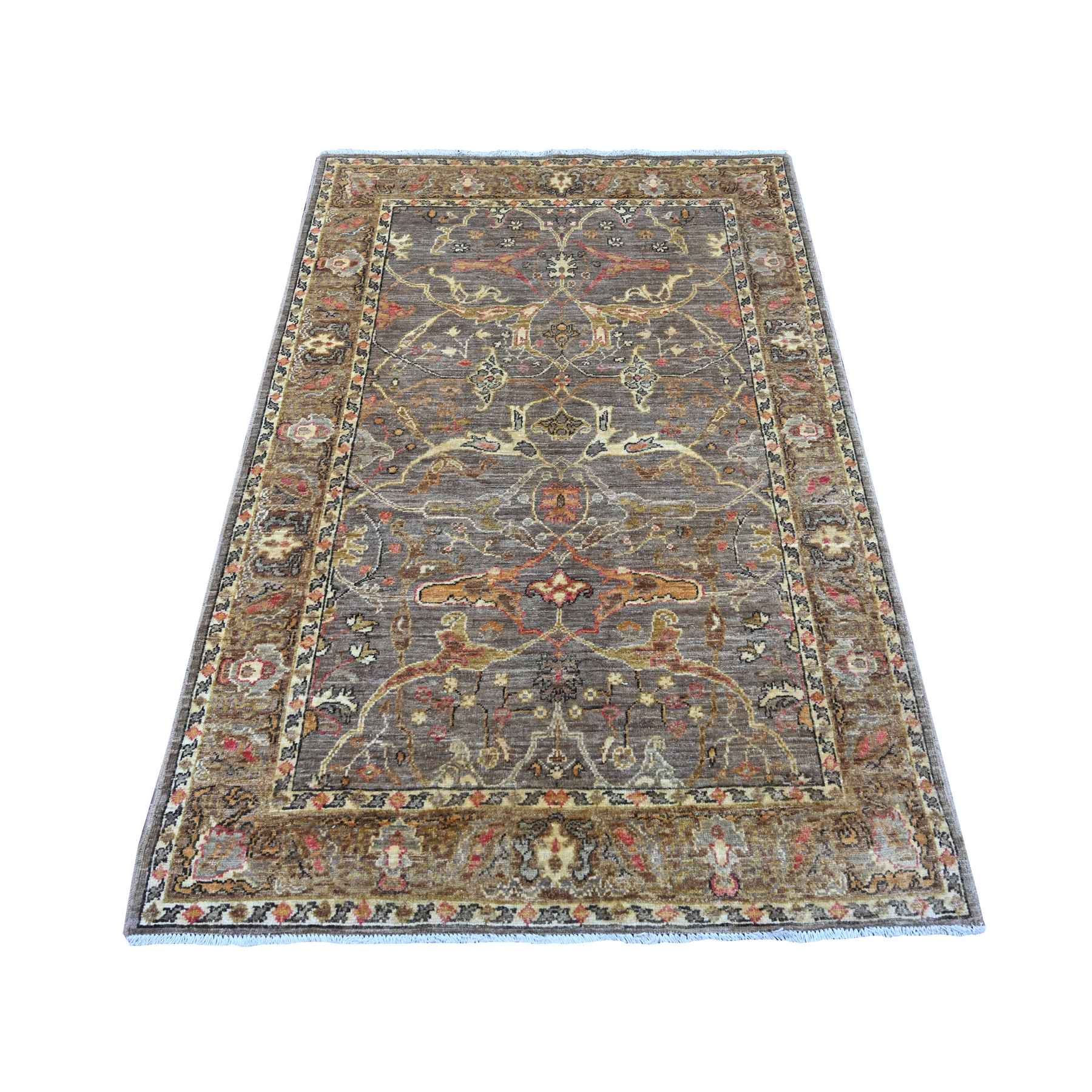 Tribal-Geometric-Hand-Knotted-Rug-113635