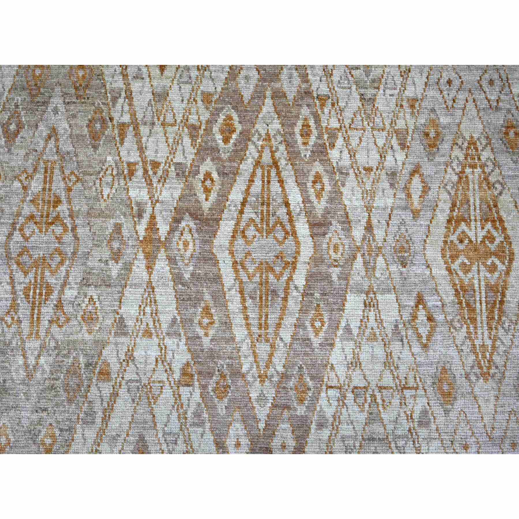 Tribal-Geometric-Hand-Knotted-Rug-113730
