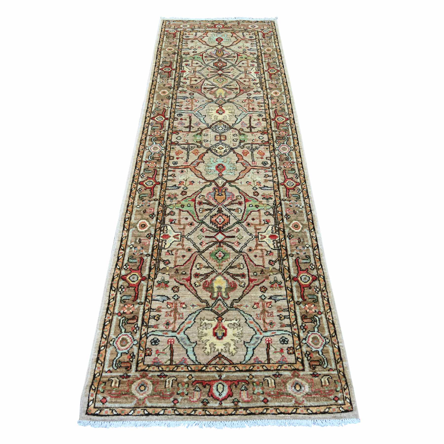 Tribal-Geometric-Hand-Knotted-Rug-113795