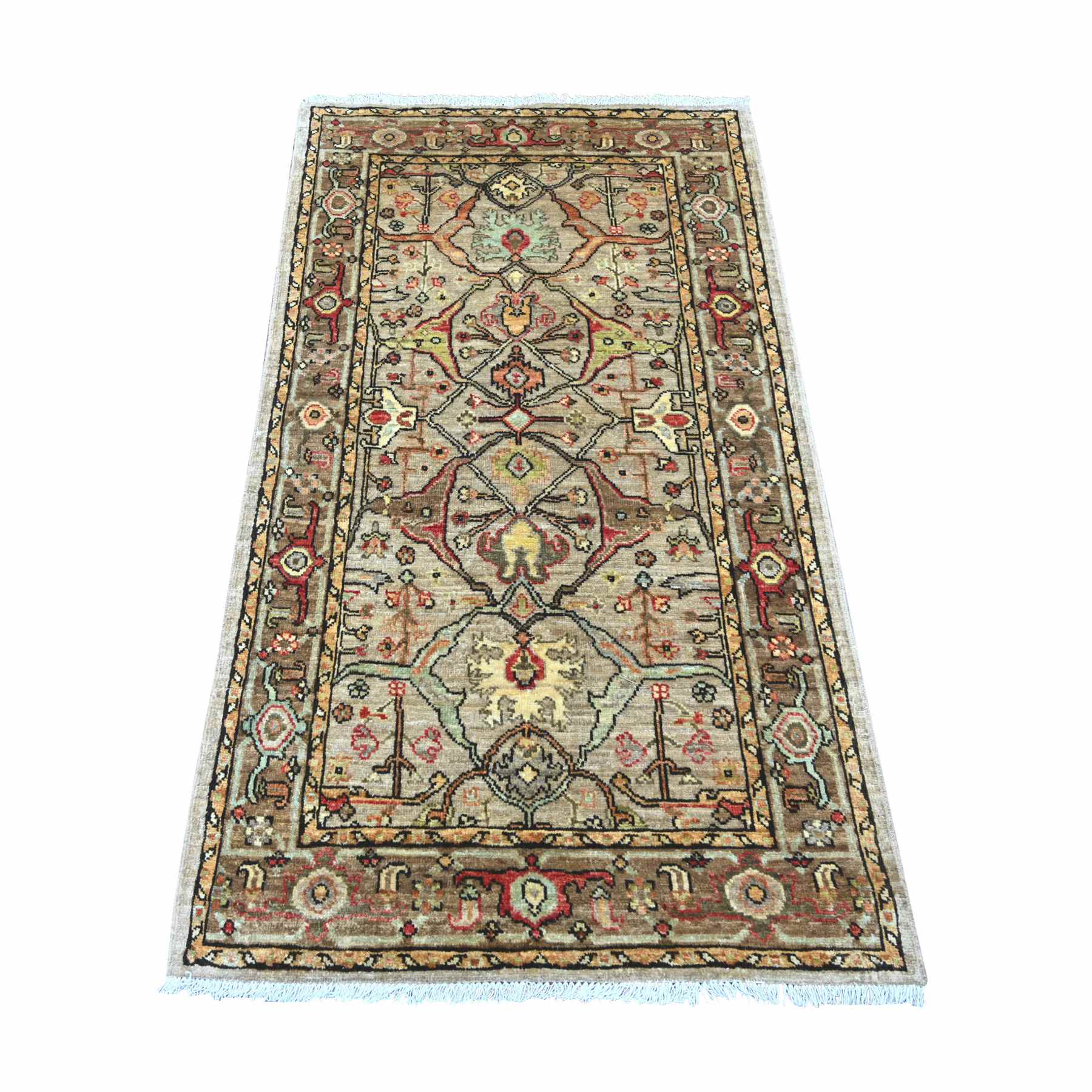 Tribal-Geometric-Hand-Knotted-Rug-113805