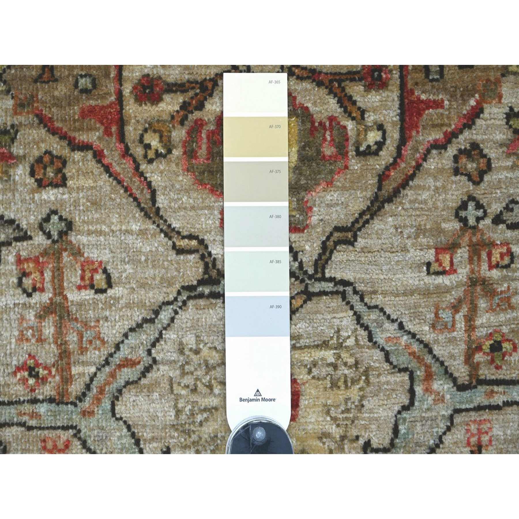 Tribal-Geometric-Hand-Knotted-Rug-113830