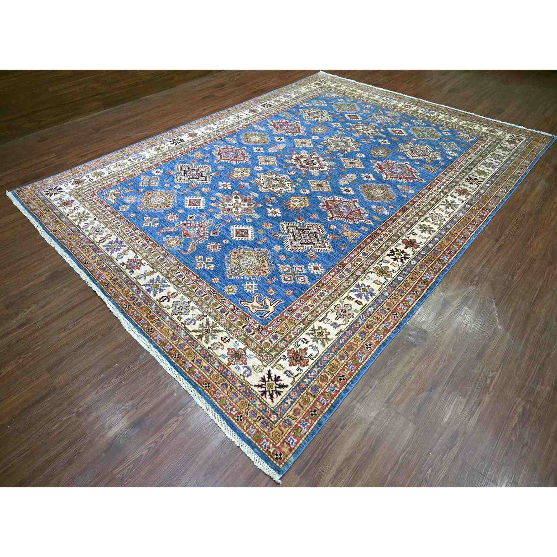 Tribal-Geometric-Hand-Knotted-Rug-113850