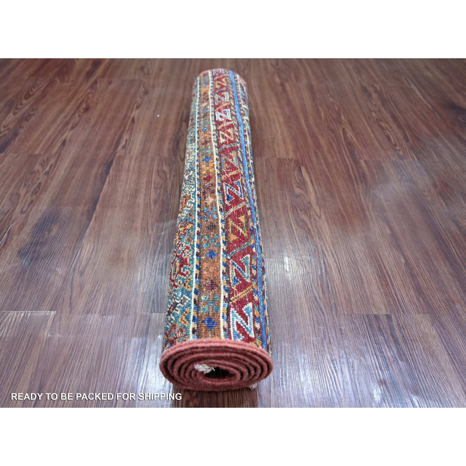 Tribal-Geometric-Hand-Knotted-Rug-113860