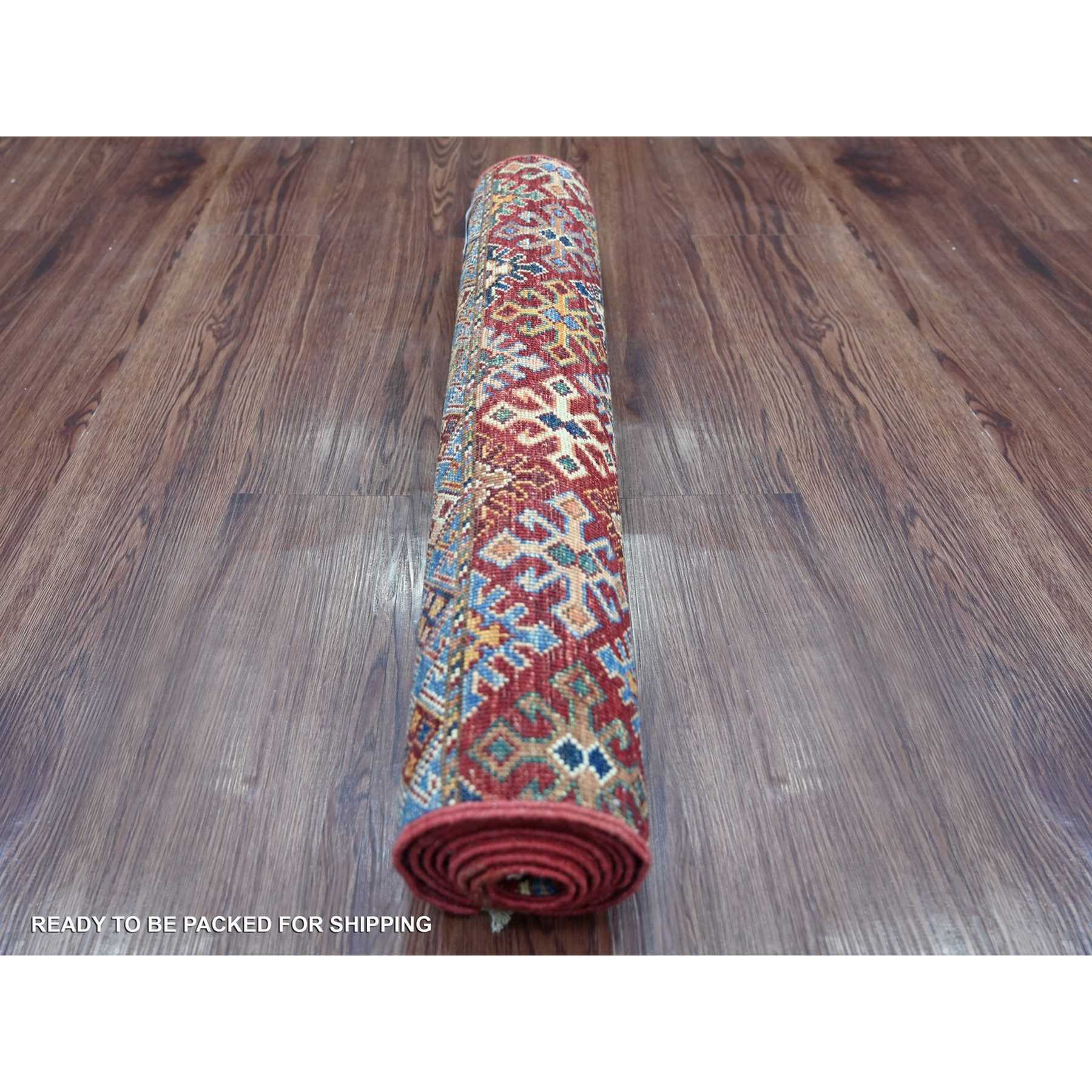 Tribal-Geometric-Hand-Knotted-Rug-113870