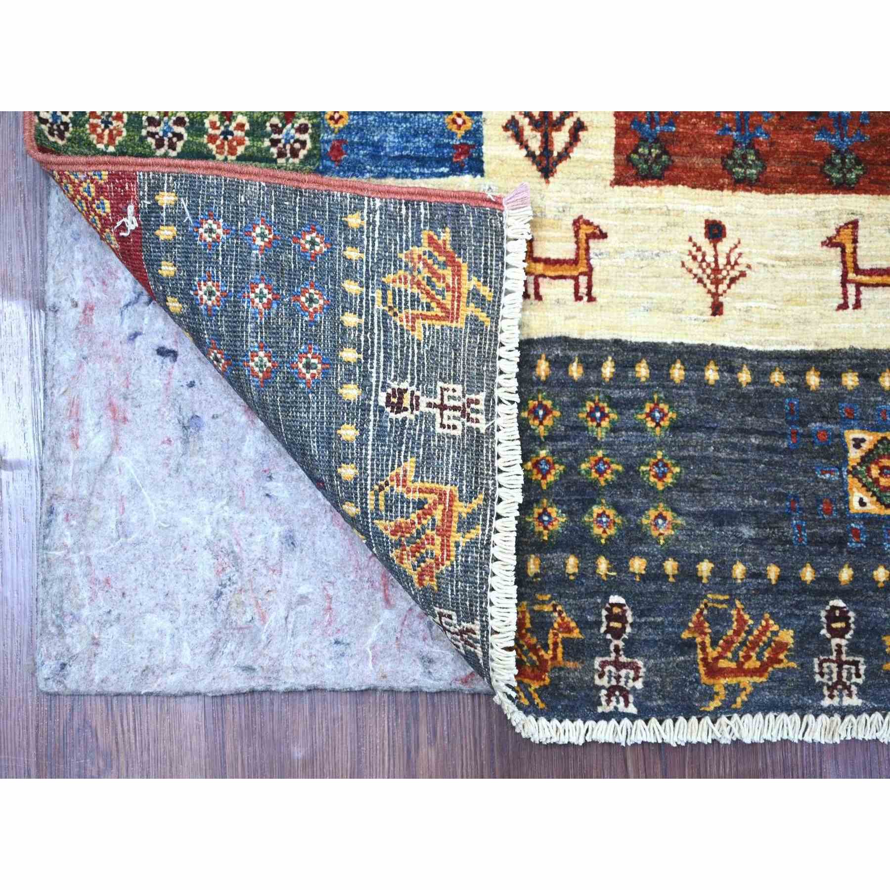 Tribal-Geometric-Hand-Knotted-Rug-113875