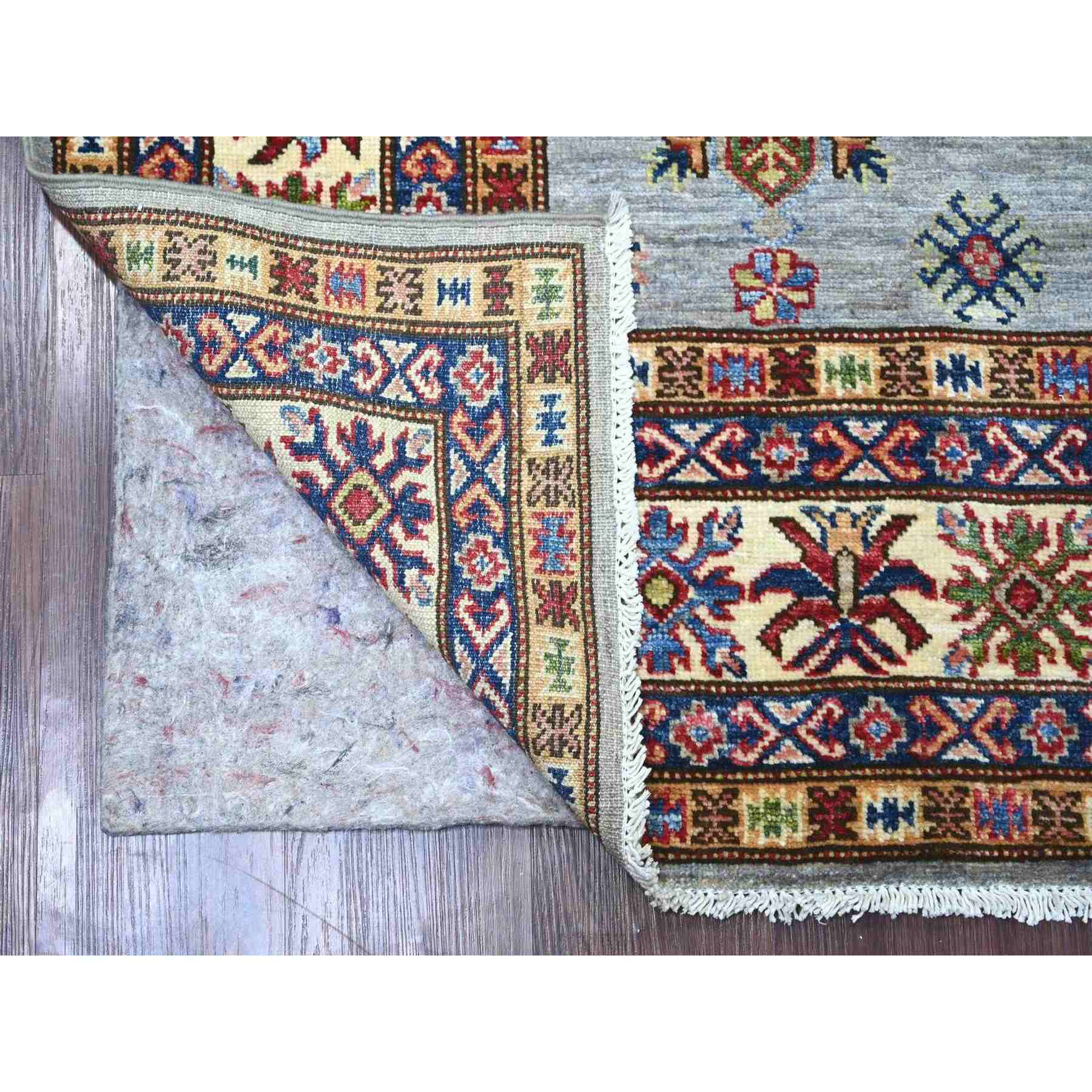 Tribal-Geometric-Hand-Knotted-Rug-113885