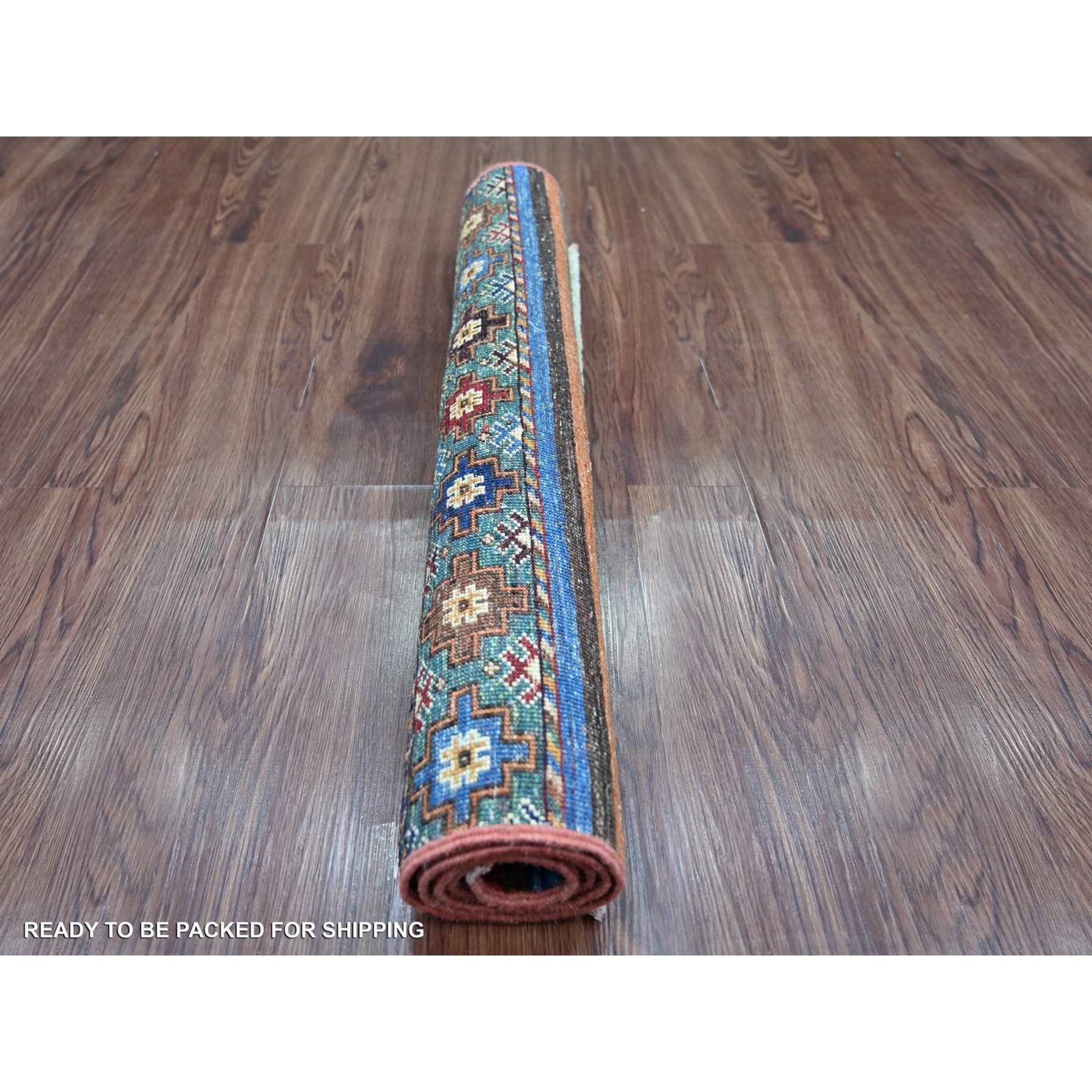 Tribal-Geometric-Hand-Knotted-Rug-113900