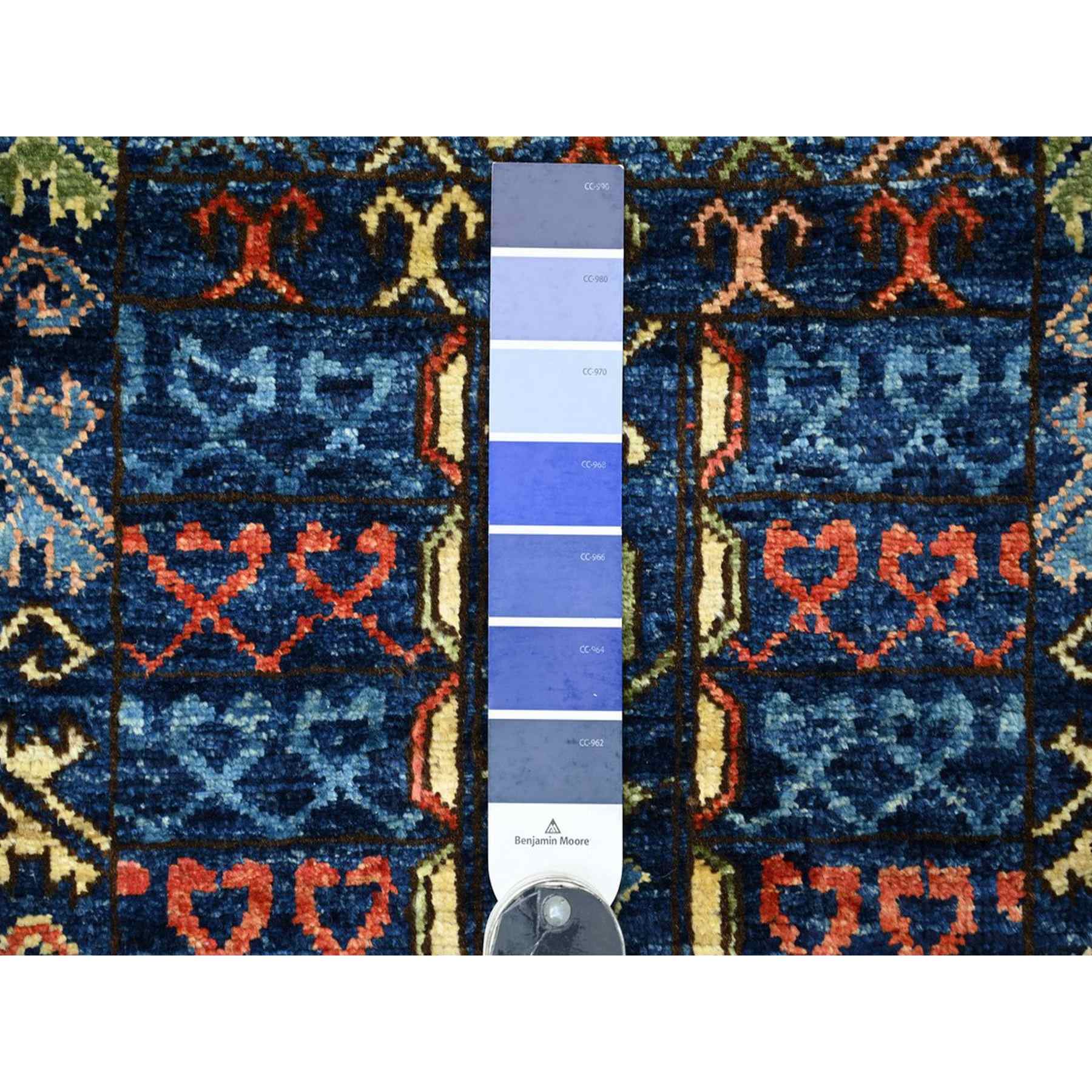 Tribal-Geometric-Hand-Knotted-Rug-113935