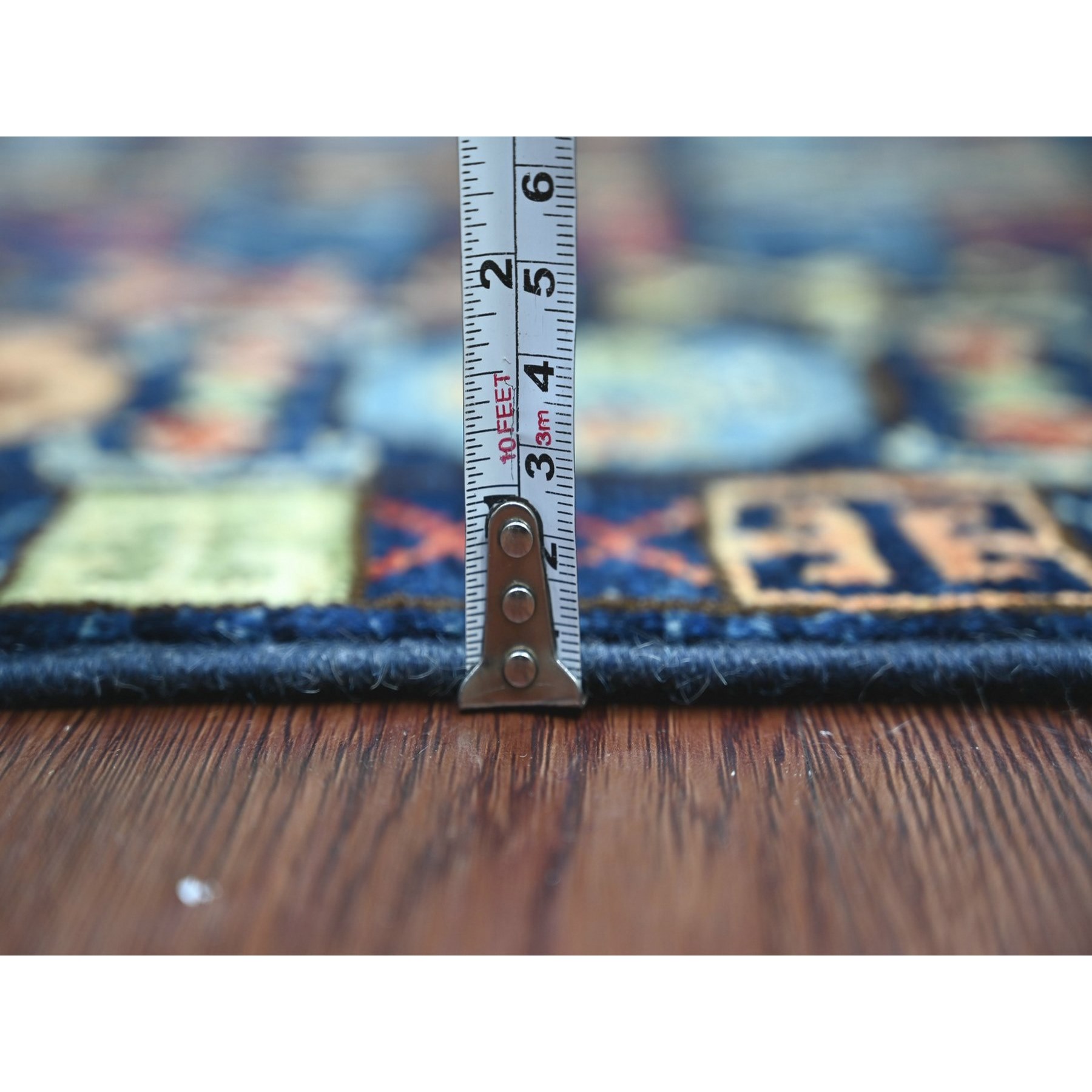 Tribal-Geometric-Hand-Knotted-Rug-113935