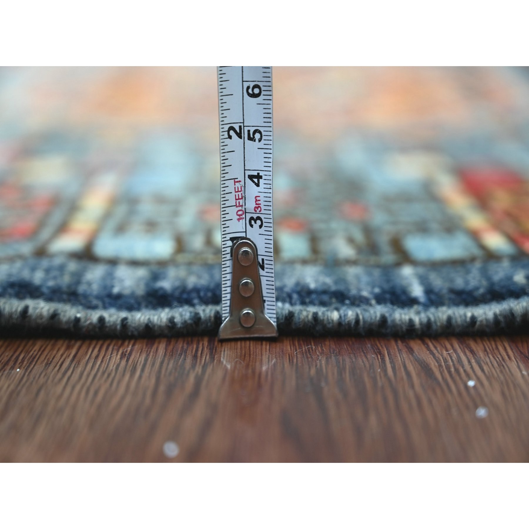 Tribal-Geometric-Hand-Knotted-Rug-113955