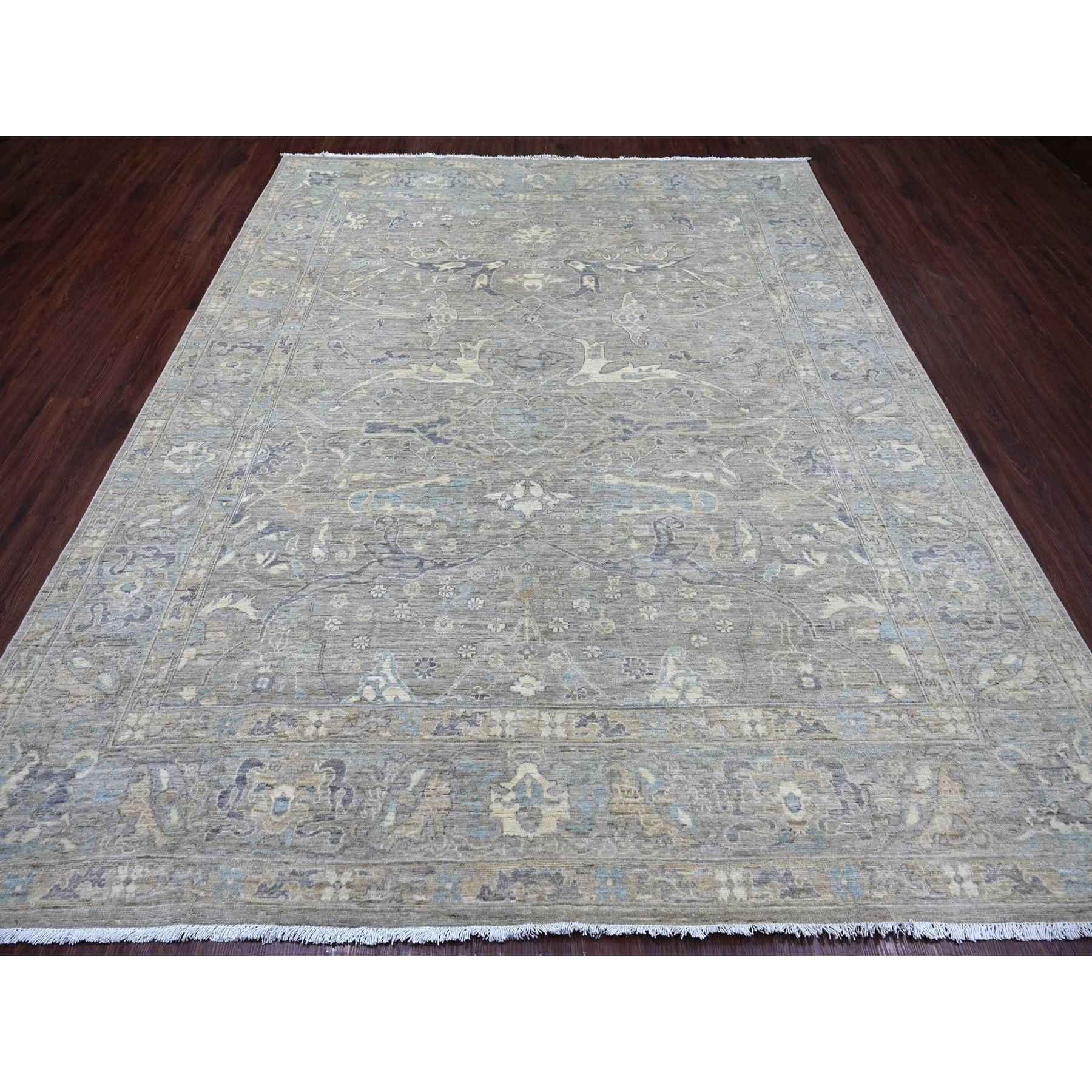 Tribal-Geometric-Hand-Knotted-Rug-114000