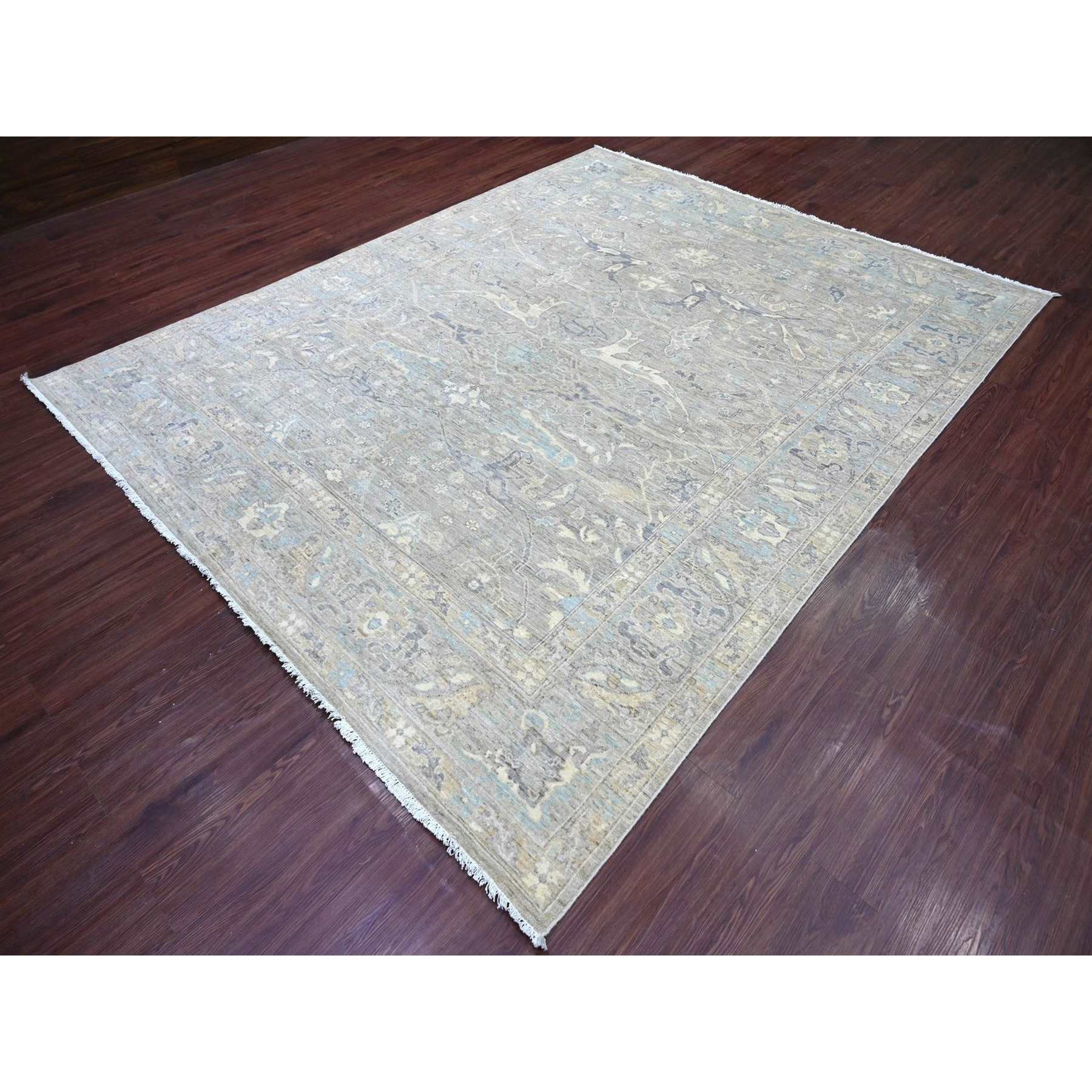 Tribal-Geometric-Hand-Knotted-Rug-114000