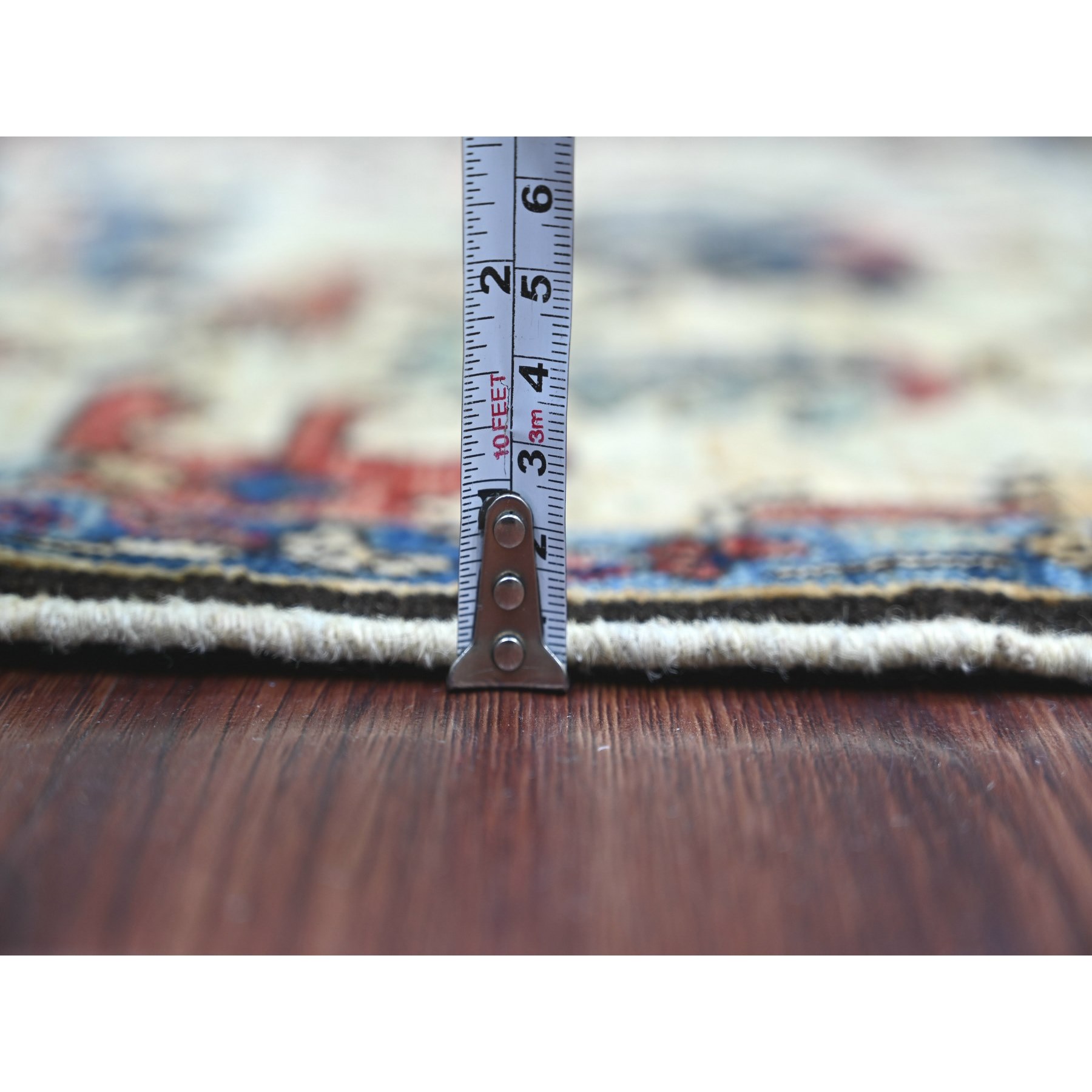 Tribal-Geometric-Hand-Knotted-Rug-114100