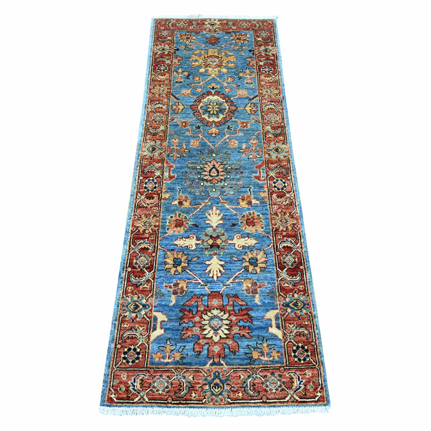 Tribal-Geometric-Hand-Knotted-Rug-114115