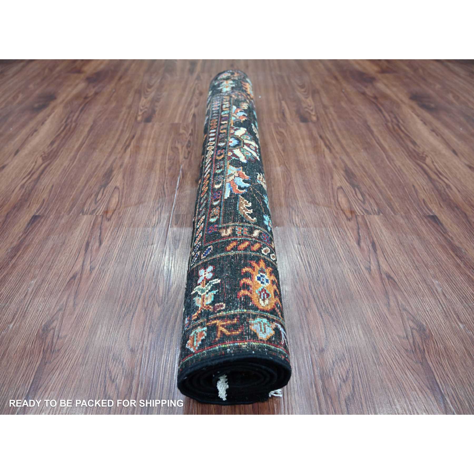 Tribal-Geometric-Hand-Knotted-Rug-114150