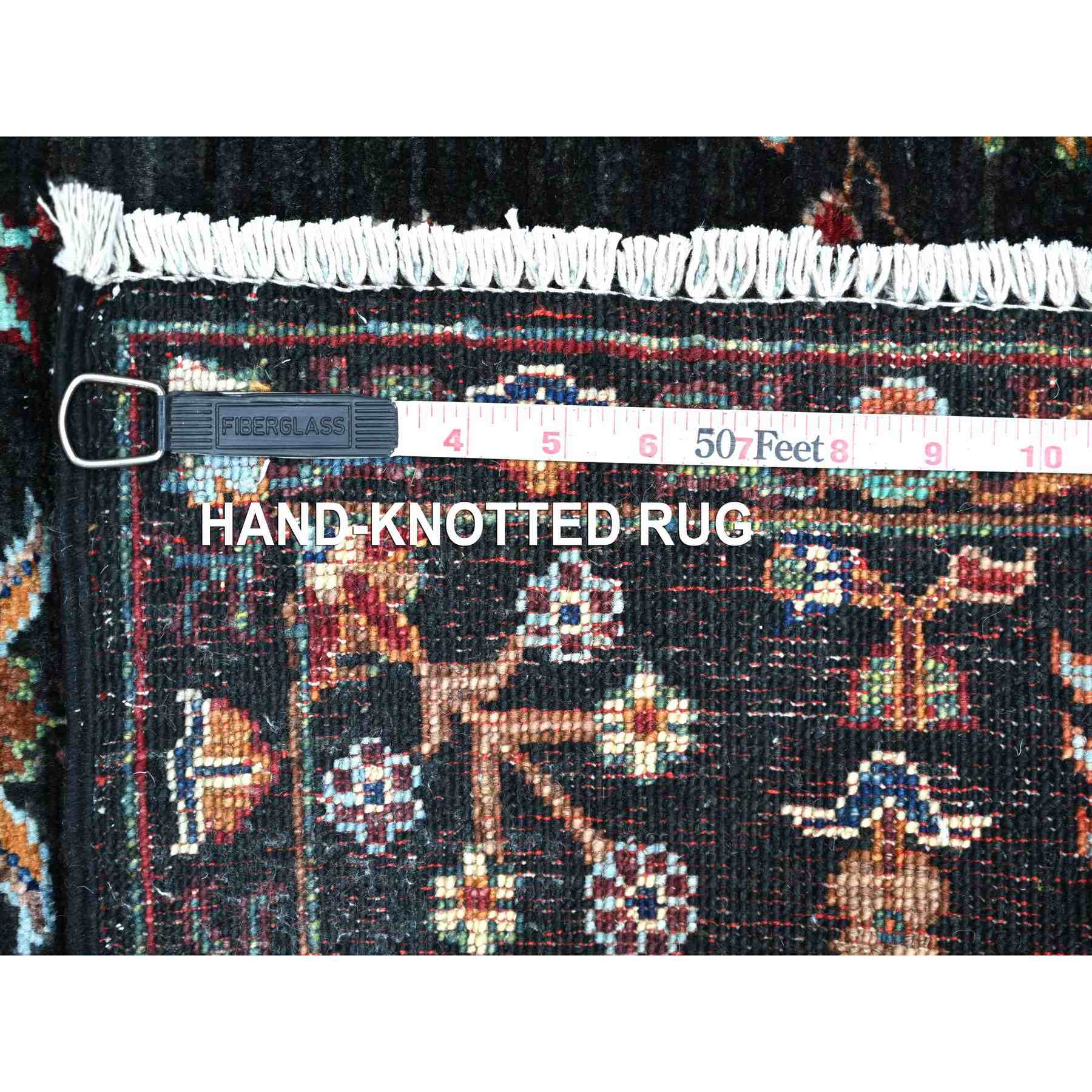 Tribal-Geometric-Hand-Knotted-Rug-114150