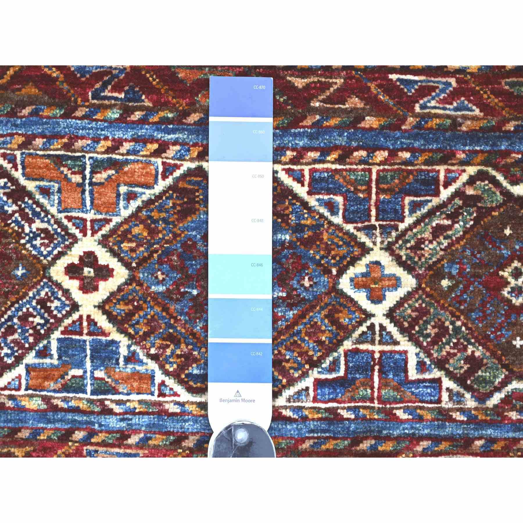 Tribal-Geometric-Hand-Knotted-Rug-114160