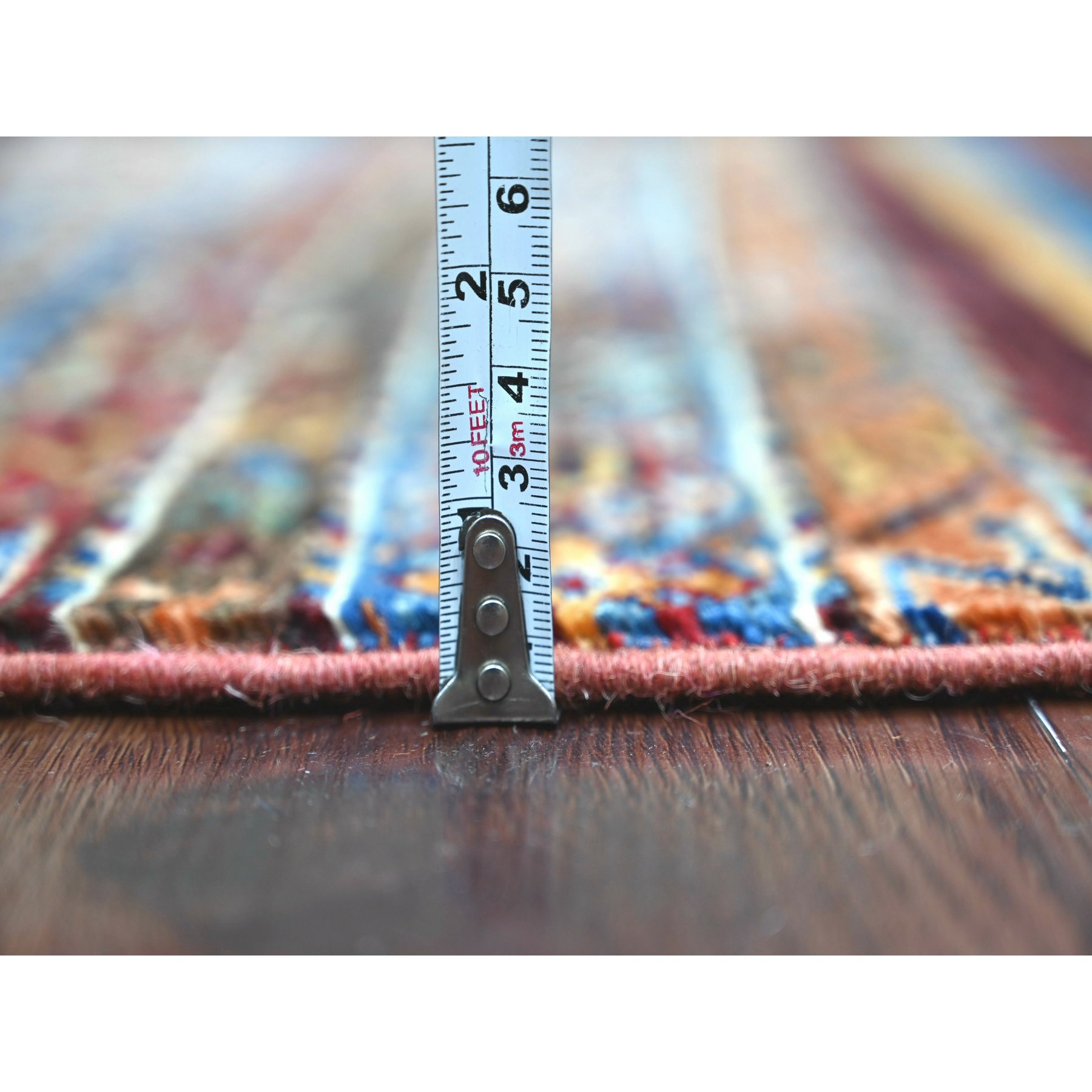 Tribal-Geometric-Hand-Knotted-Rug-114160