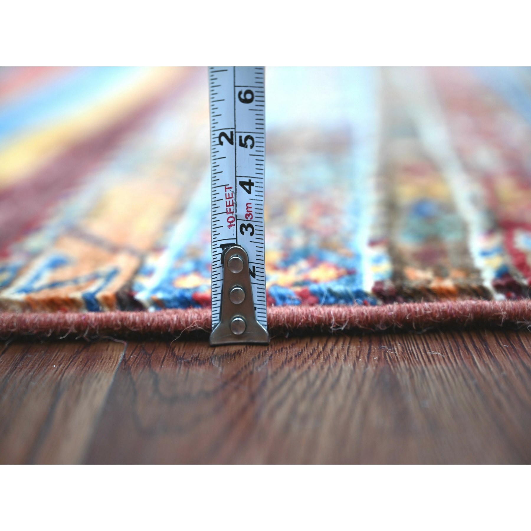 Tribal-Geometric-Hand-Knotted-Rug-114170