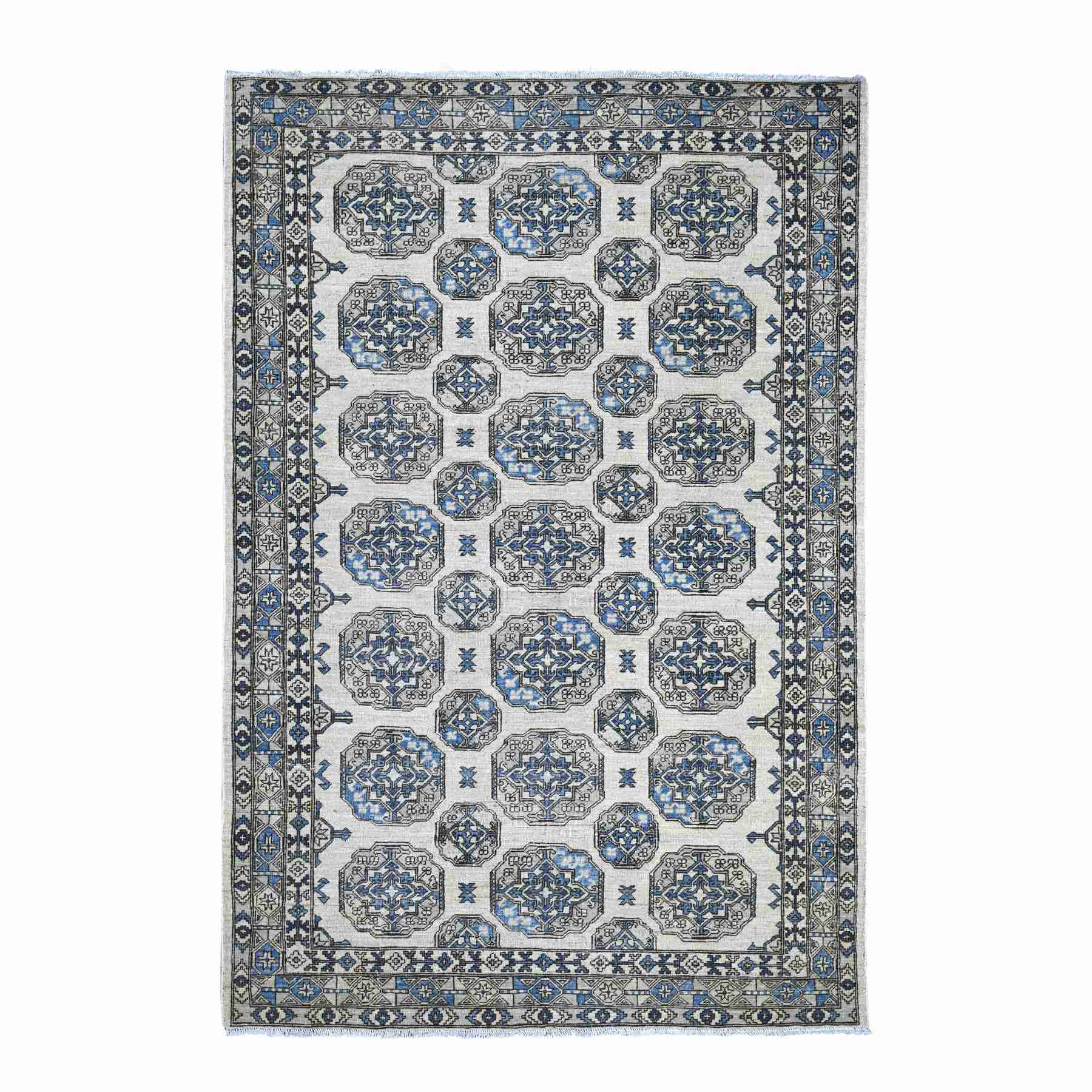 Tribal-Geometric-Hand-Knotted-Rug-114185