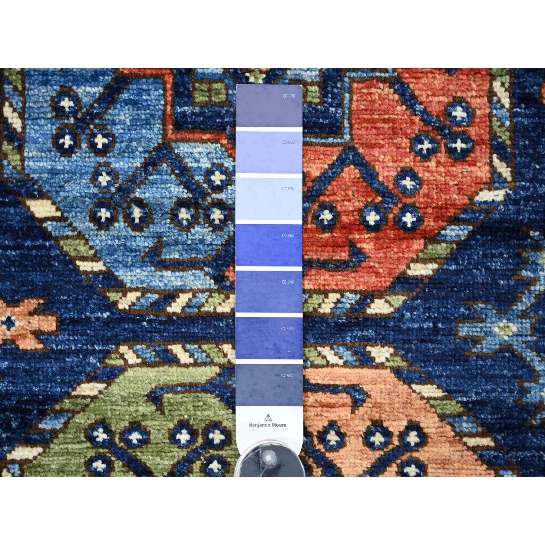 Tribal-Geometric-Hand-Knotted-Rug-114200