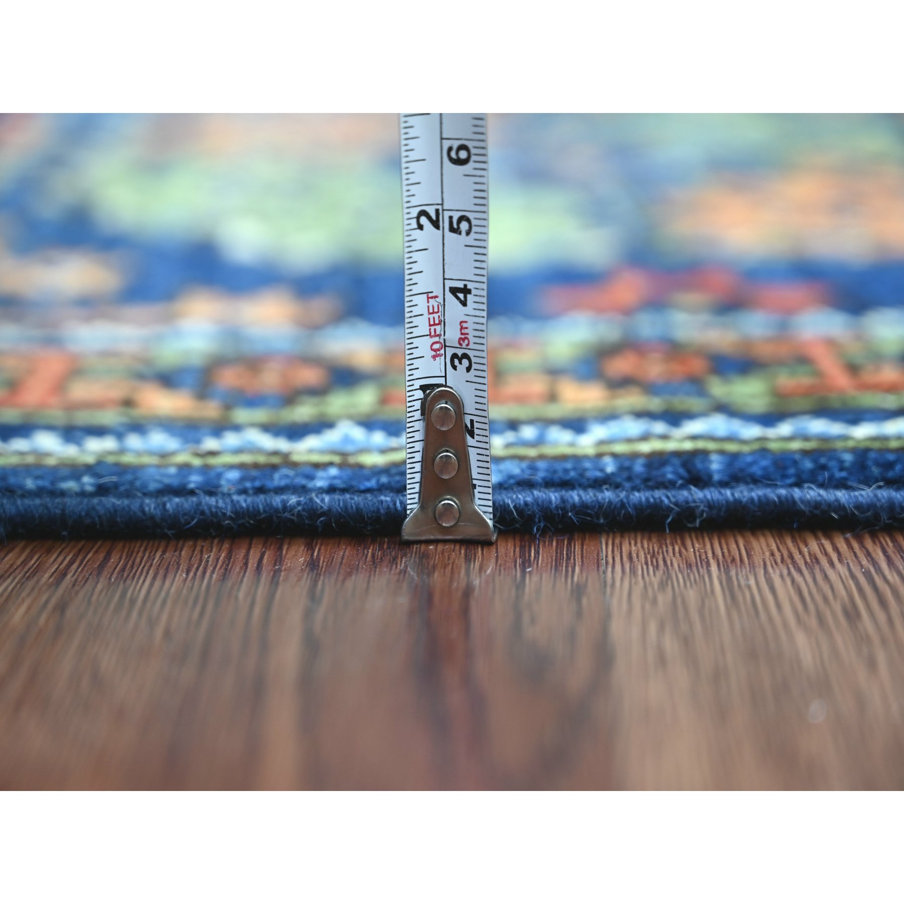 Tribal-Geometric-Hand-Knotted-Rug-114200