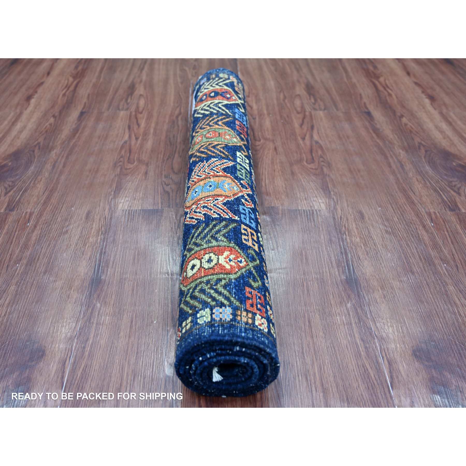Tribal-Geometric-Hand-Knotted-Rug-114205