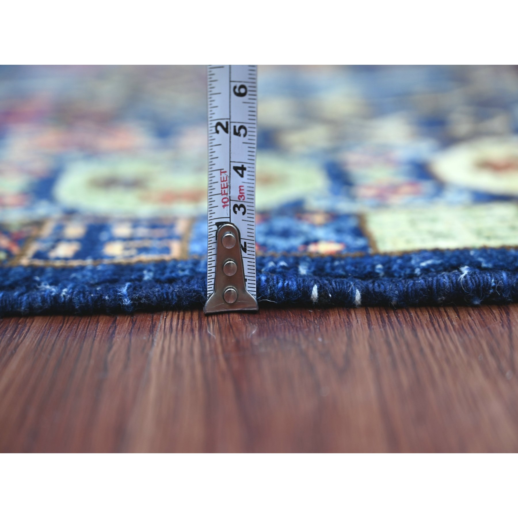 Tribal-Geometric-Hand-Knotted-Rug-114205