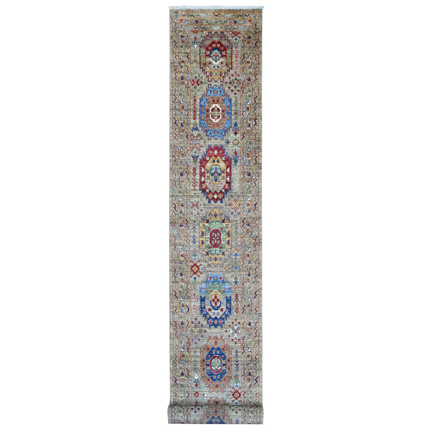 Tribal-Geometric-Hand-Knotted-Rug-114280