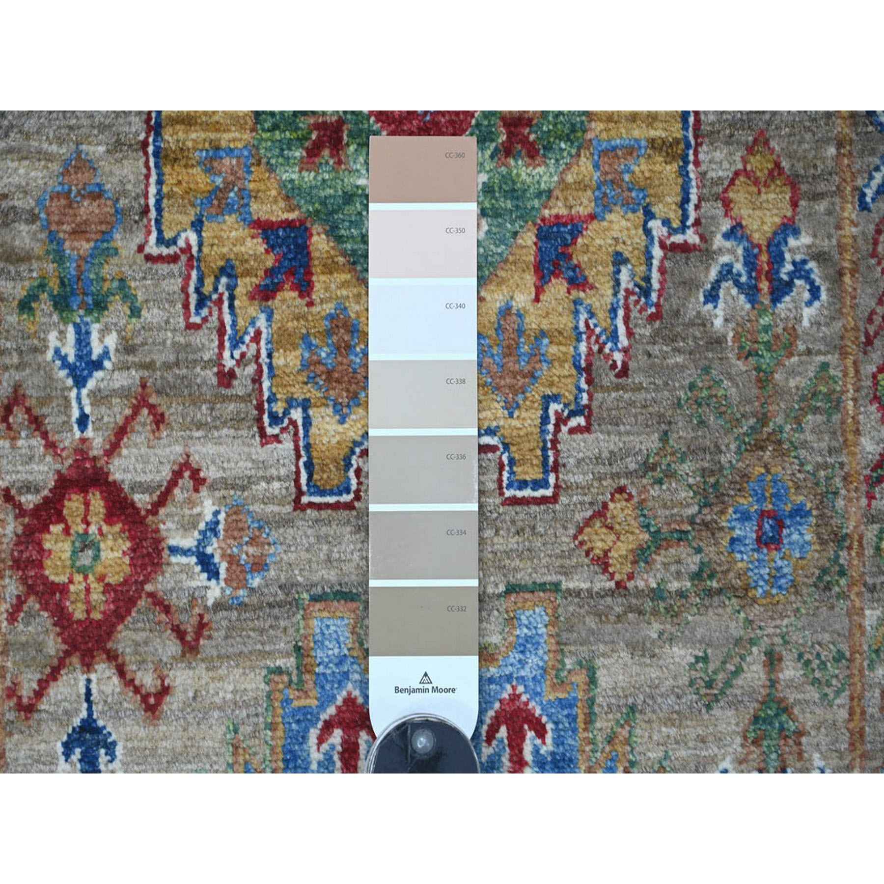 Tribal-Geometric-Hand-Knotted-Rug-114280