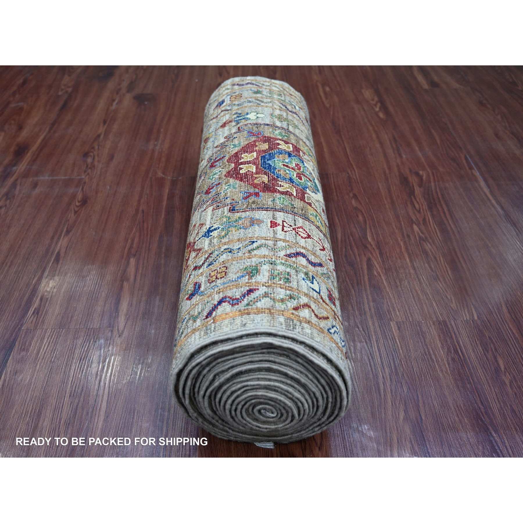 Tribal-Geometric-Hand-Knotted-Rug-114280