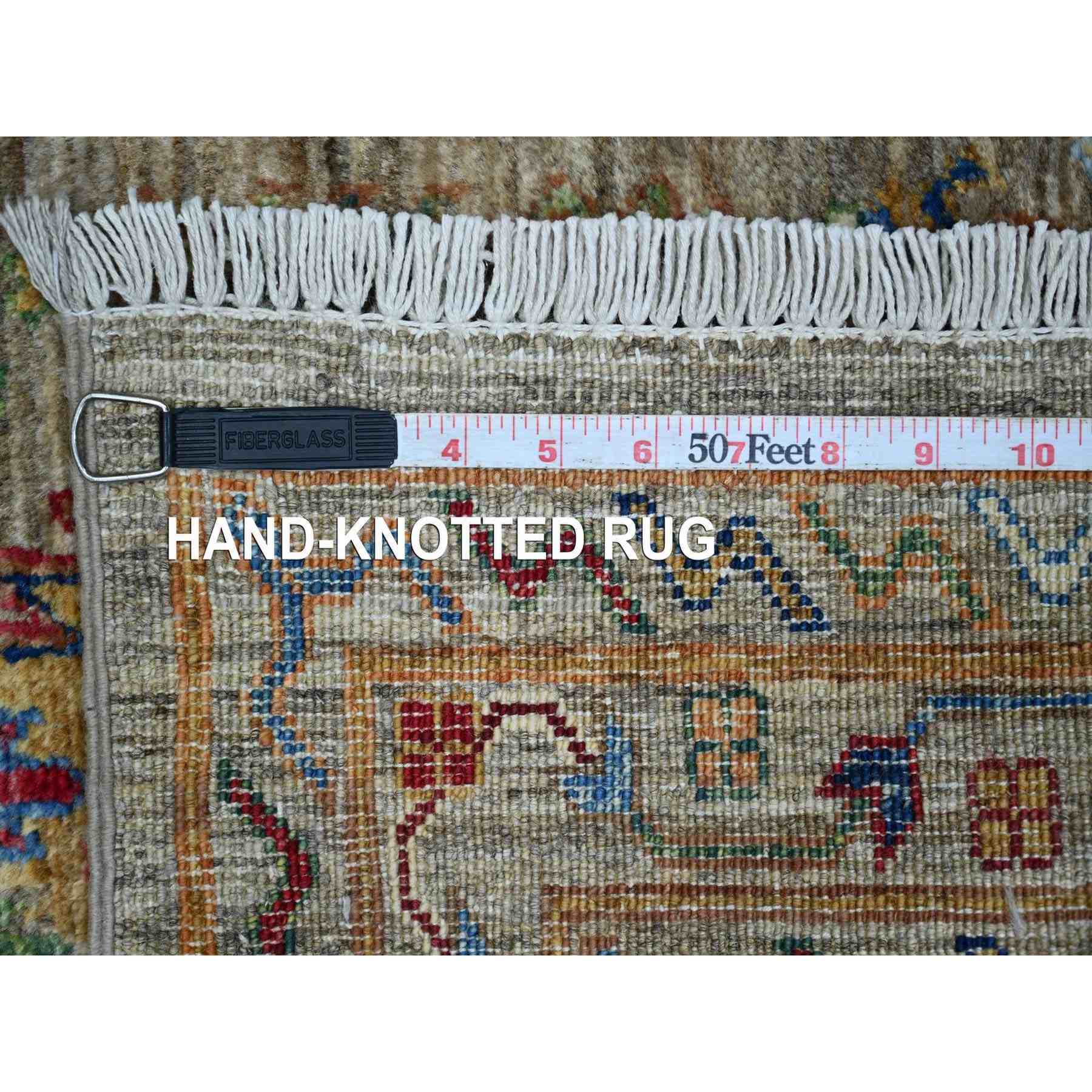 Tribal-Geometric-Hand-Knotted-Rug-114280